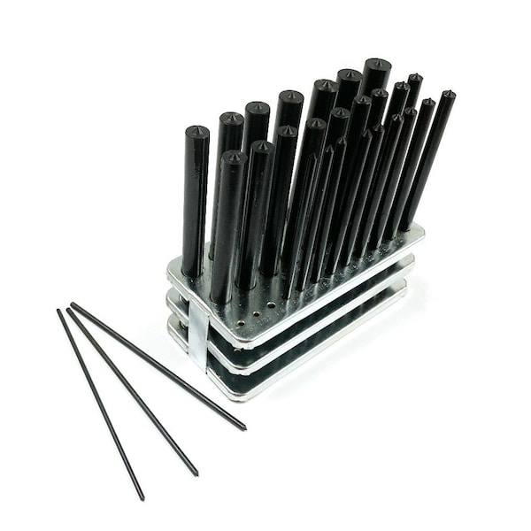 H & H Industrial Products 33 Piece & 28 Piece Transfer Punch Sets - 8600-0050