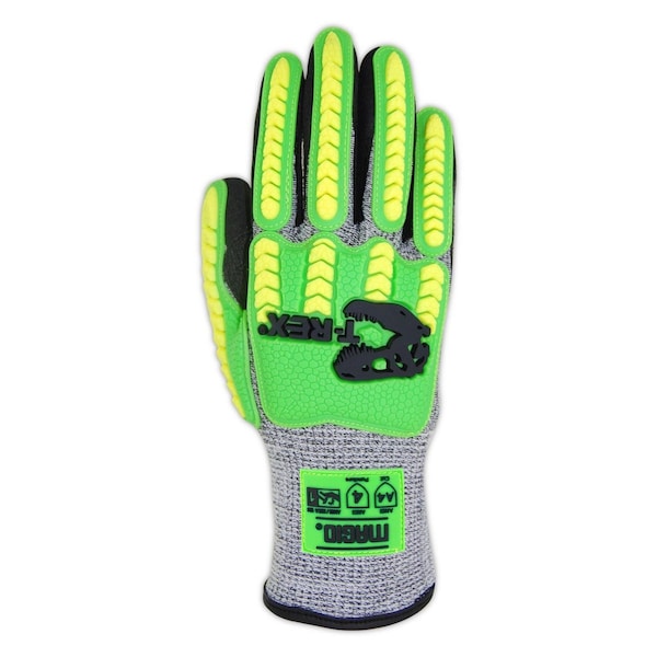 Guantes recubiertos Magid, Nivel de corte A5, Sal y Pimienta, XL - TRX441XL