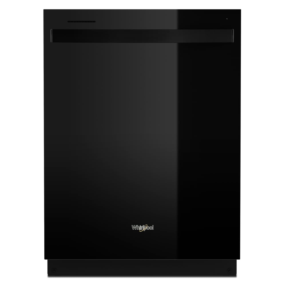 Lavavajillas Empotrable de Gran Capacidad de la Serie Eco de Whirlpool con Tercer Rack (Negro), Control Superior de 24 Pulgadas, Nivel de Ruido Muy Silencioso de 47 Decibeles WDT750SAKB