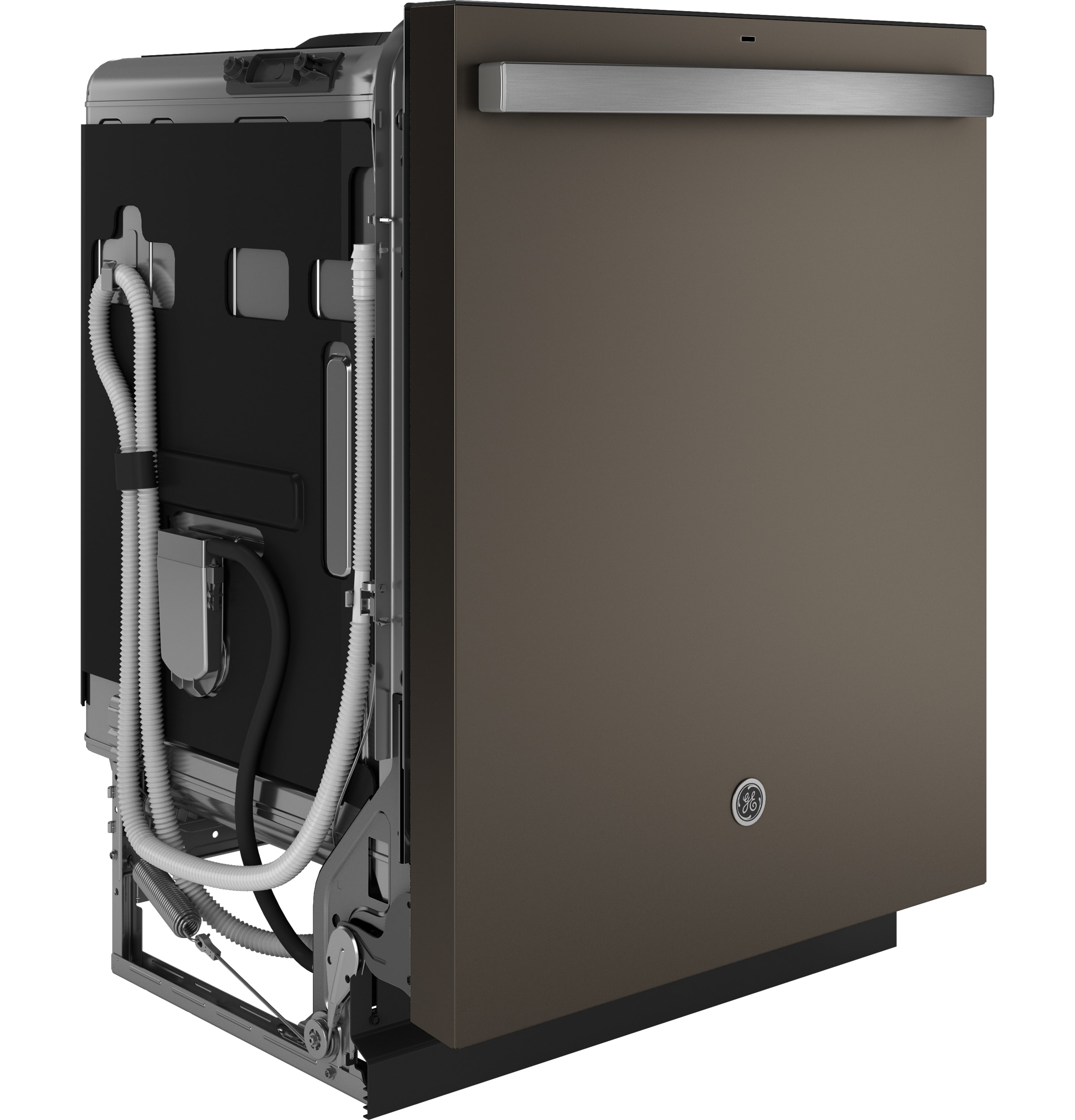Lavavajillas Empotrado de 24 pulgadas con Control Superior de GE, Tecnología Dry Boost y Tercer Estante (Gris Pizarra) ENERGY STAR, Nivel de Ruido Muy Silencioso de 47 Decibeles GDT650SMVES
