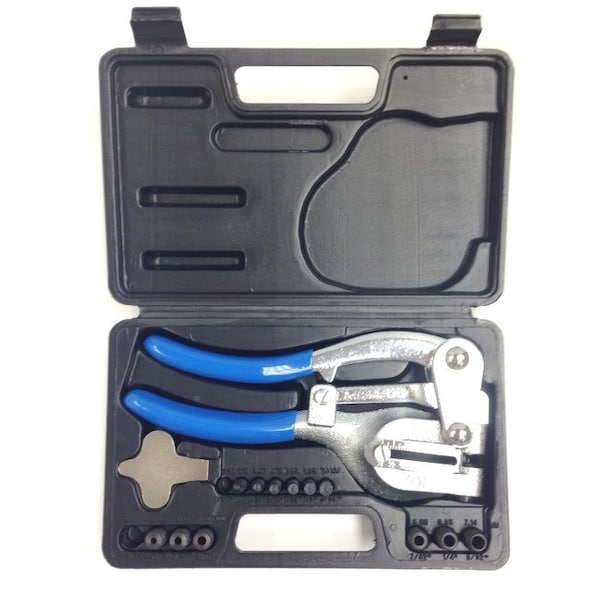 Hhip 17 Piece Metal Power Punch Kit With Punches & Dies - 7070-0016