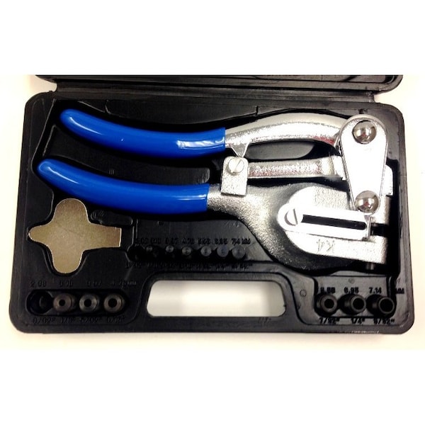 Hhip 17 Piece Metal Power Punch Kit With Punches & Dies - 7070-0016