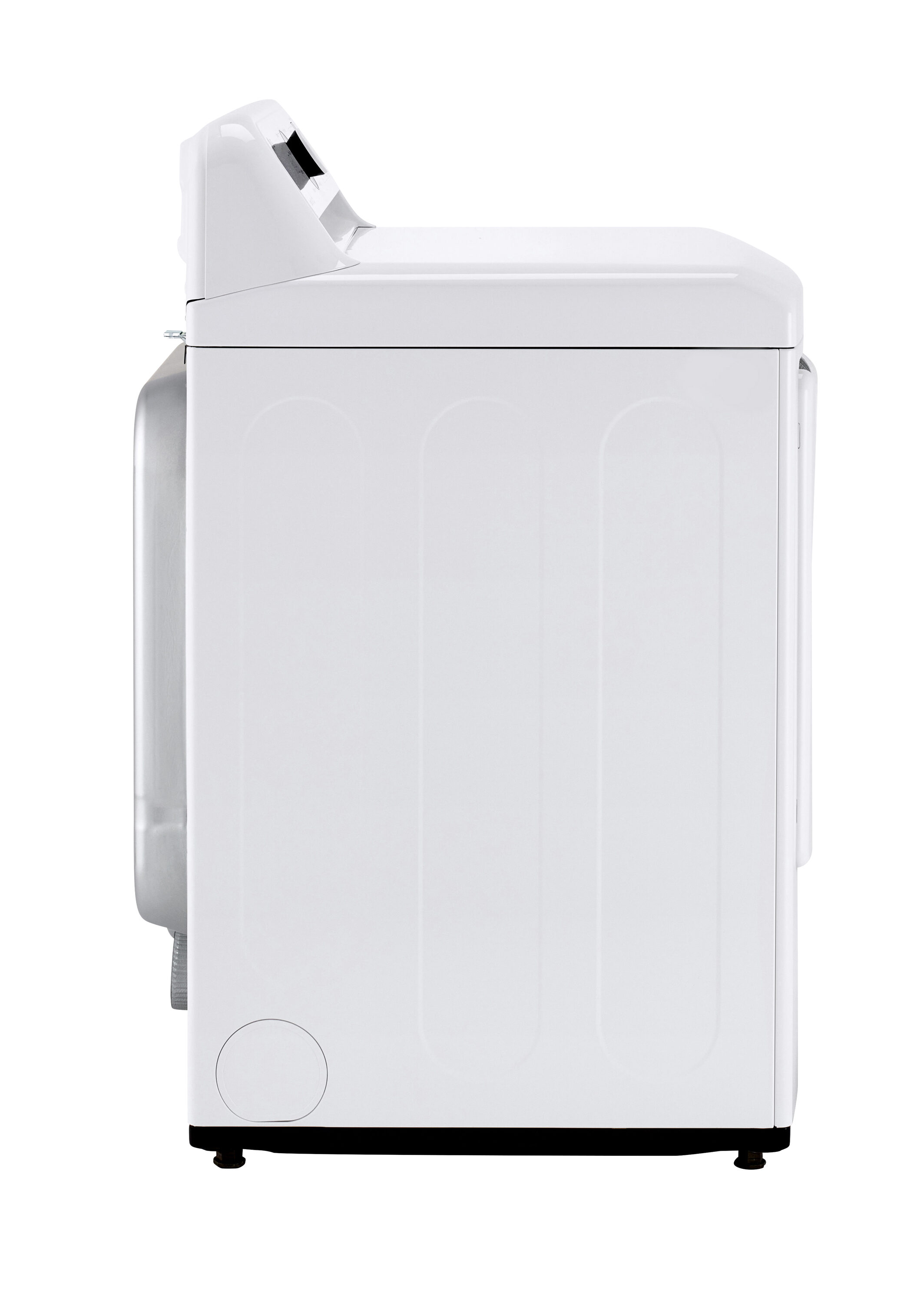 Secadora eléctrica de 7.3 pies cúbicos con ventilación (blanco) certificada Energy Star DLE6100W de LG.