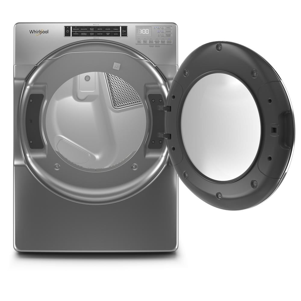 Secadora de Gas Apilable con Ciclo de Vapor de 7.4 Pies Cúbicos (Sombra de Cromo) Certificada por Energy Star WGD8620HC de Whirlpool