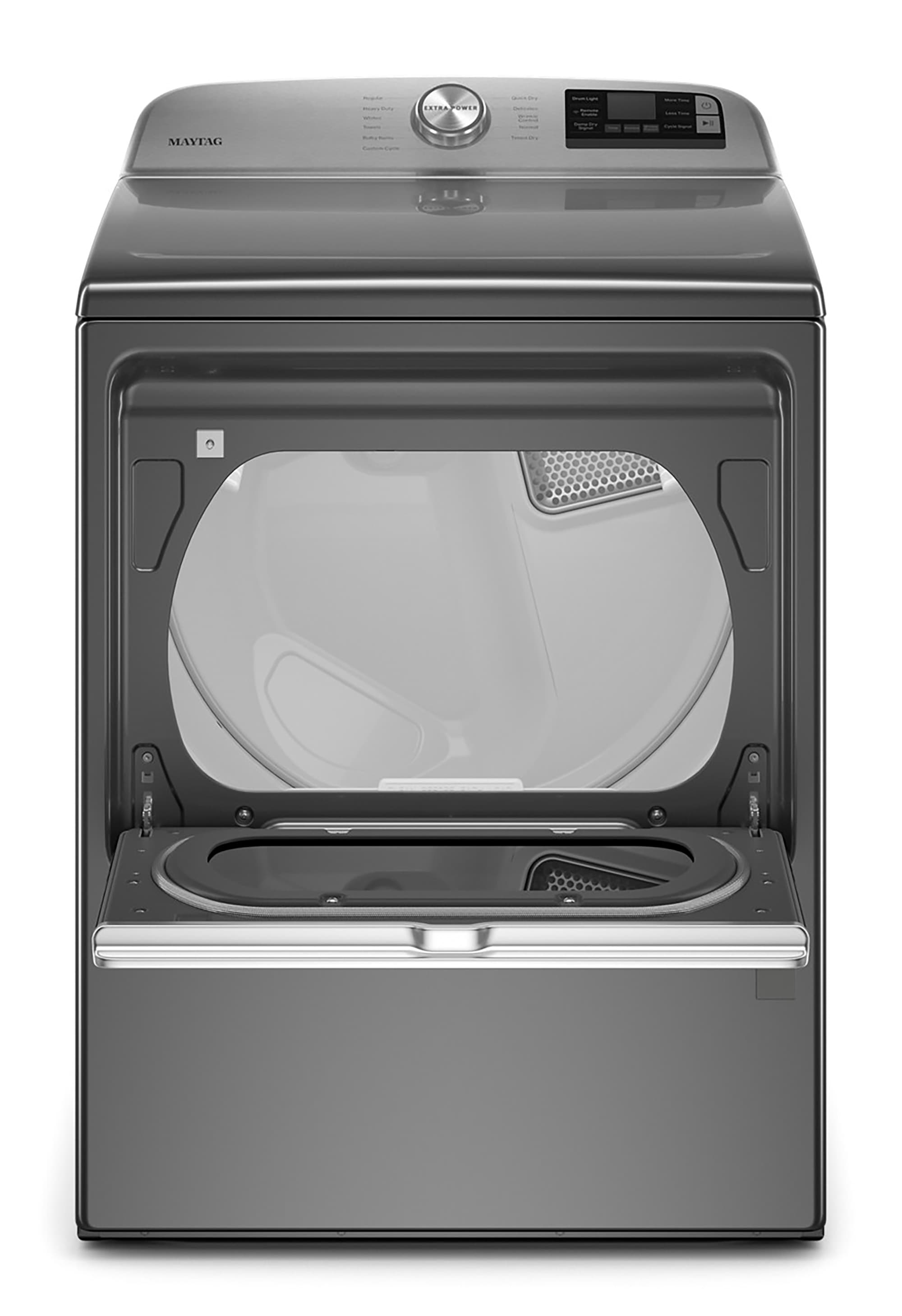 Secadora de gas Maytag Smart Capable de 7.4 pies cúbicos, compatible con tecnología inteligente (Slate Metálico) MGD6230HC