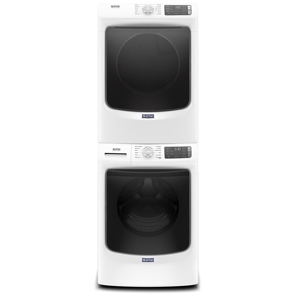 Secadora eléctrica apilable con ciclo de vapor de 7.3 pies cúbicos de Maytag (Blanco) con certificación Energy Star - MED6630HW