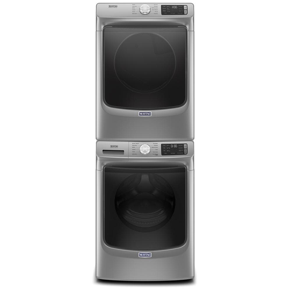 Secadora de gas apilable con ciclo de vapor de 7.3 pies cúbicos de Maytag (Pizarra Metálica) con certificación Energy Star MGD6630HC