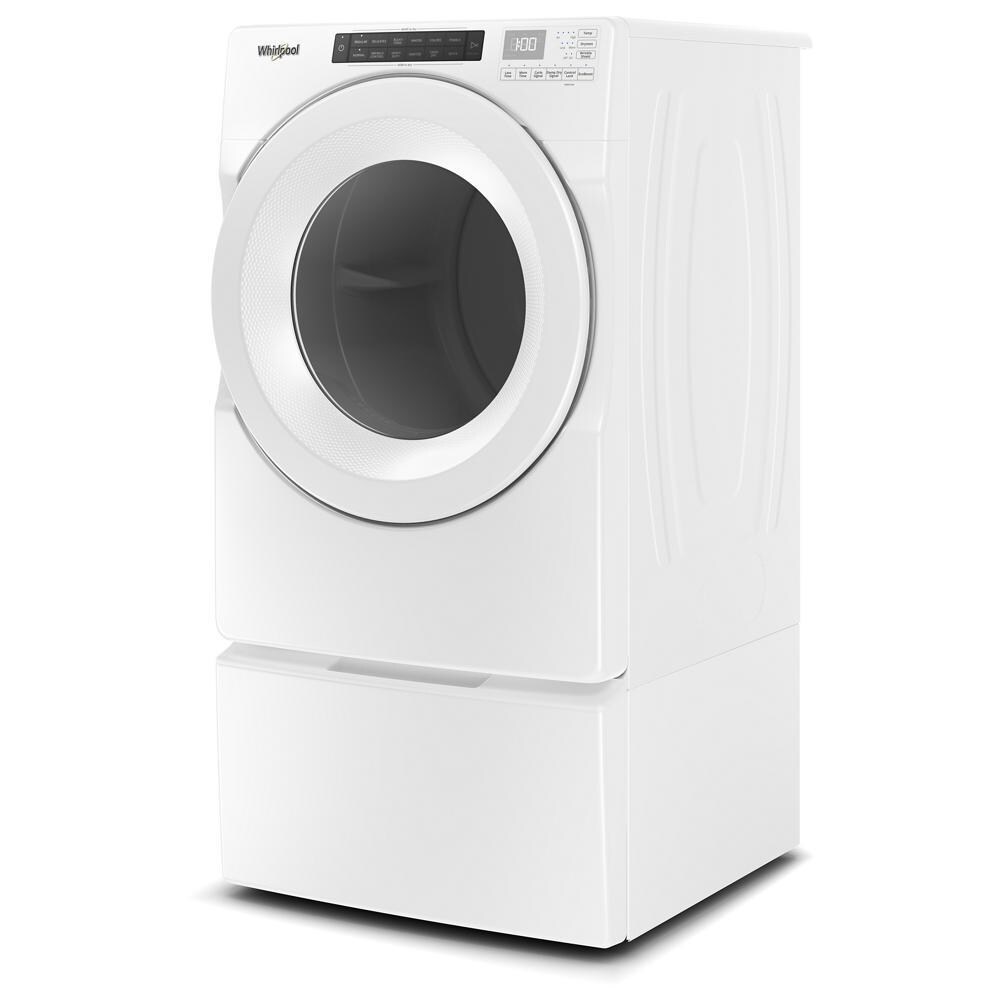 Secadora de gas apilable Whirlpool de 7.4 pies cúbicos (Blanca) Certificada Energy Star WGD560LHW