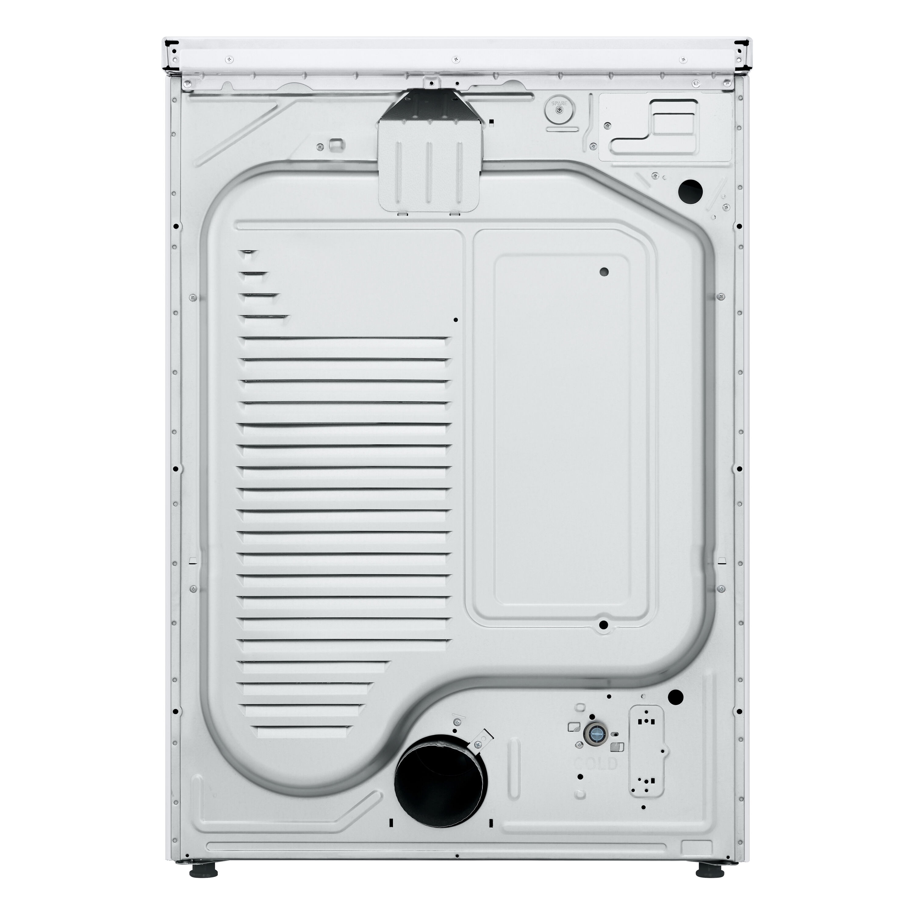 Secadora Eléctrica de Vapor Apilable con Ciclo TurboSteam de 7.4 pies cúbicos (Blanca) Certificada por Energy Star DLEX5500W de LG.