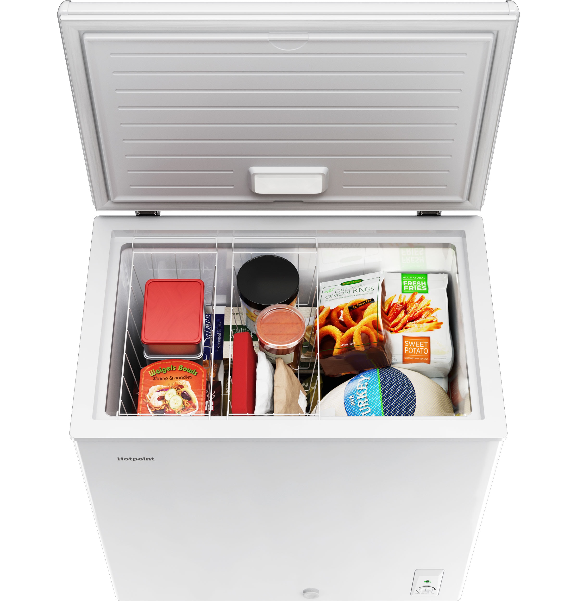 Congelador de Pecho Convertible a Refrigerador de 6.9 pies cúbicos de Hotpoint (Blanco) HCM7QWWW