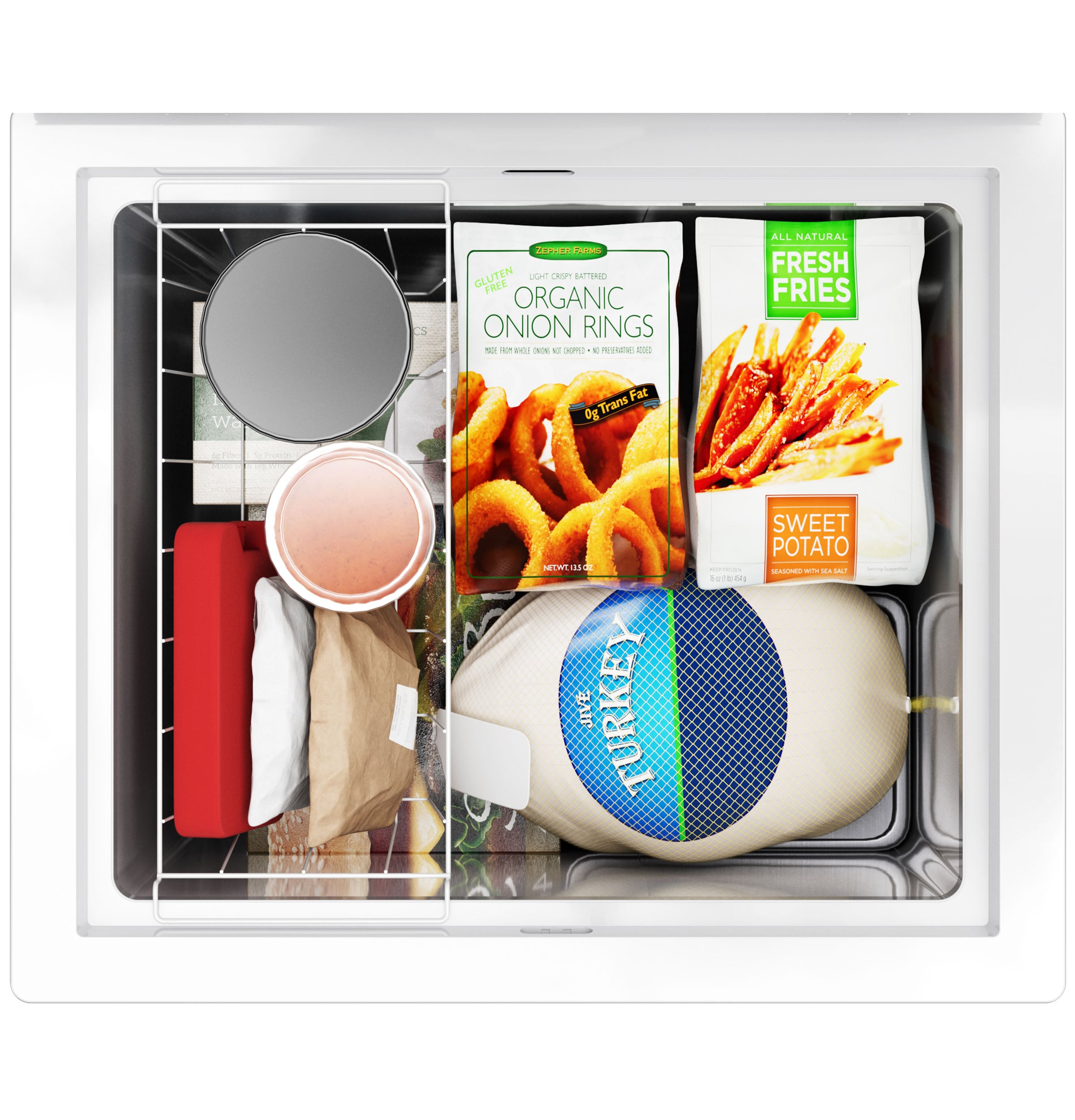 Congelador de Pecho Hotpoint de 4.9 pies cúbicos Convertible a Refrigerador (Blanco) HCM5QWWW