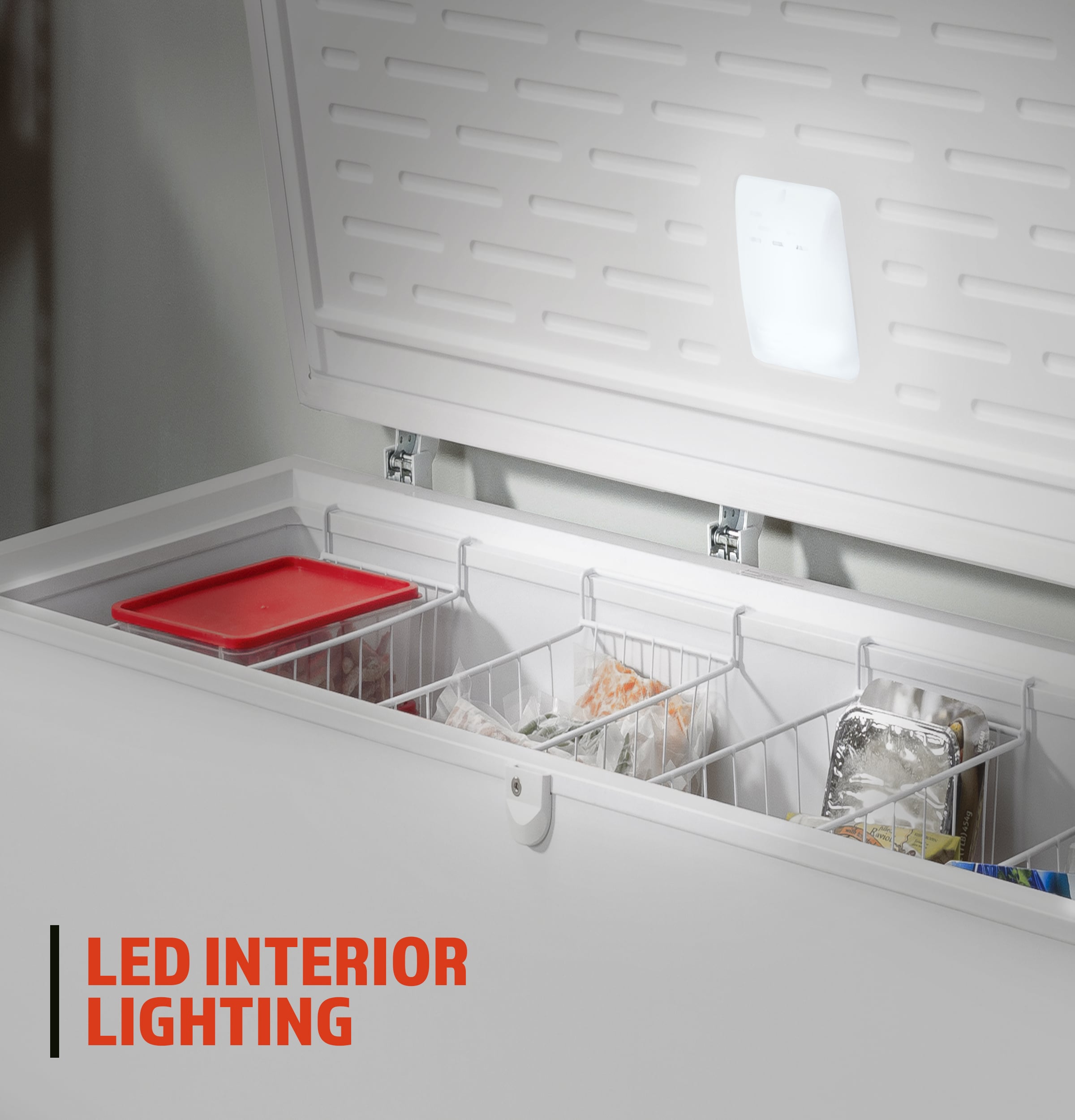 Congelador de Pecho Hotpoint de 4.9 pies cúbicos Convertible a Refrigerador (Blanco) HCM5QWWW