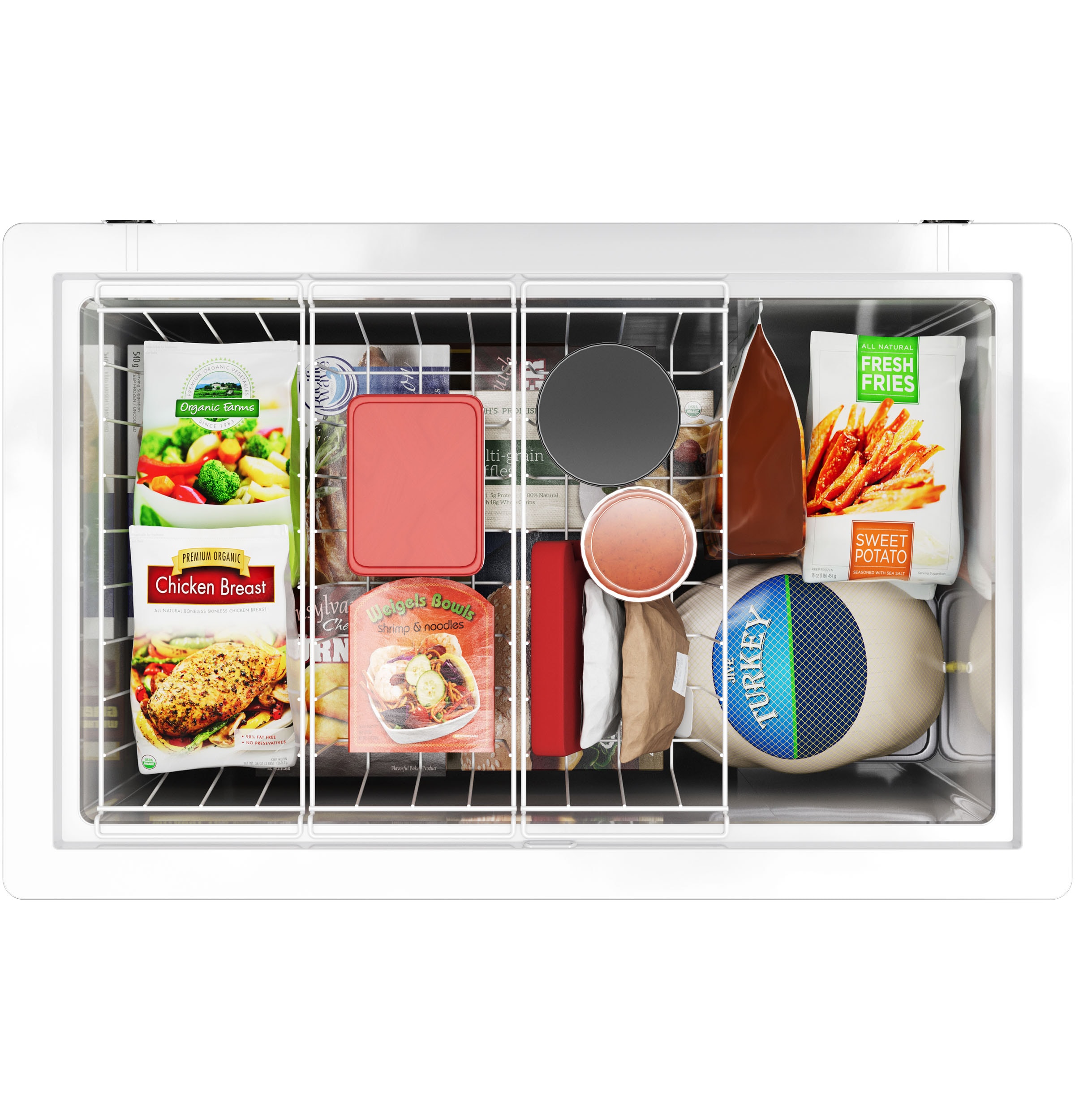 Congelador de Pecho de 8.8 pies cúbicos Hotpoint Convertible a Refrigerador (Blanco) HCM9QWWW