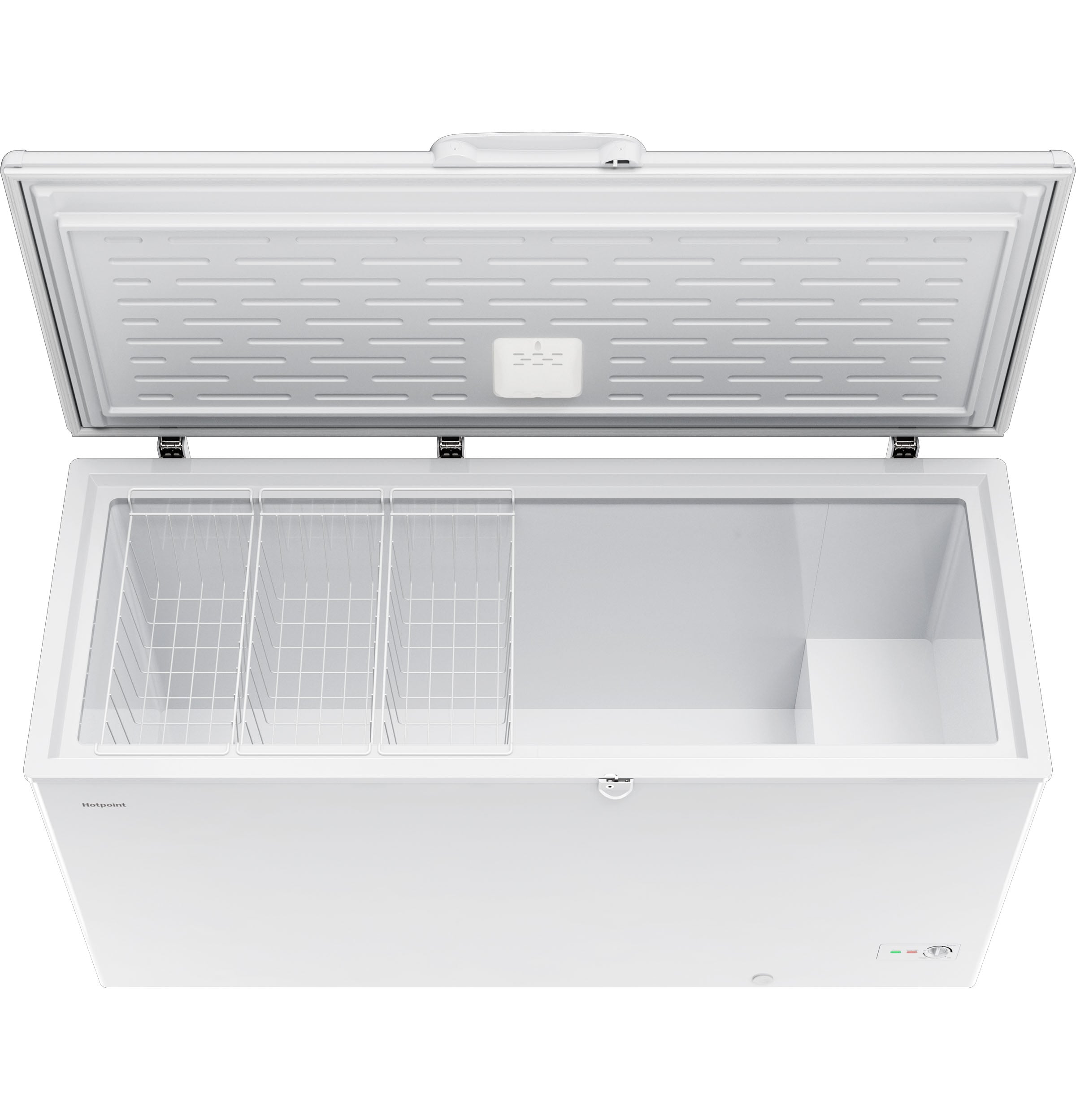 Congelador de Pecho de 17.9 pies cúbicos Convertible a Refrigerador (Blanco)