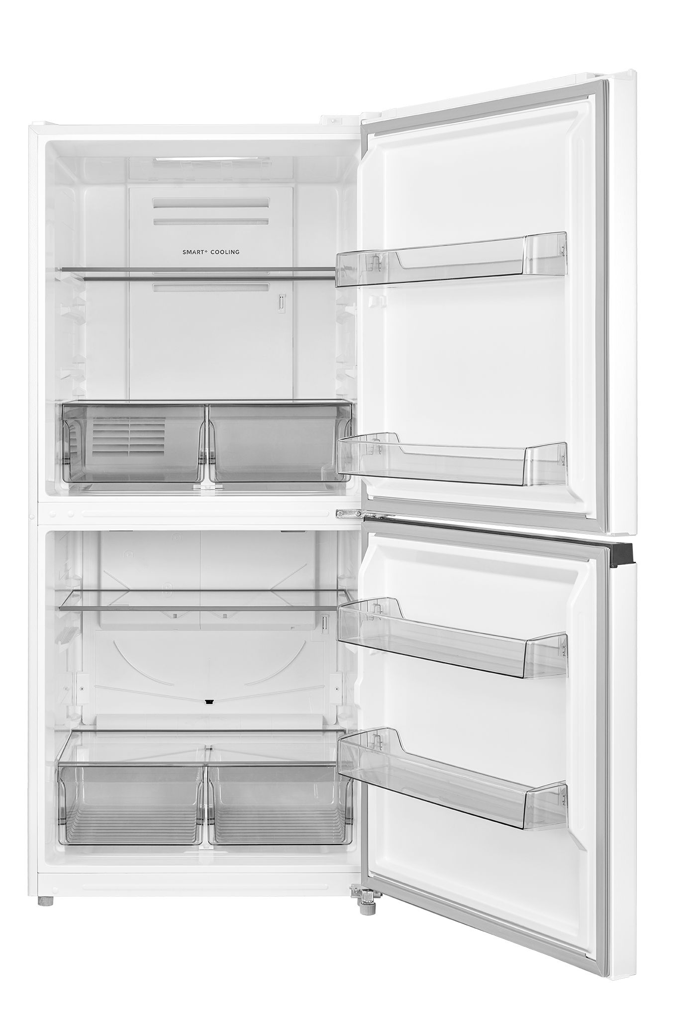 Congelador/Refrigerador Vertical Convertible Midea 50/50 Flex de 20 pies cúbicos para Garage, listo para garage, sin escarcha (Blanco) Certificado ENERGY STAR MRU21C7BWW