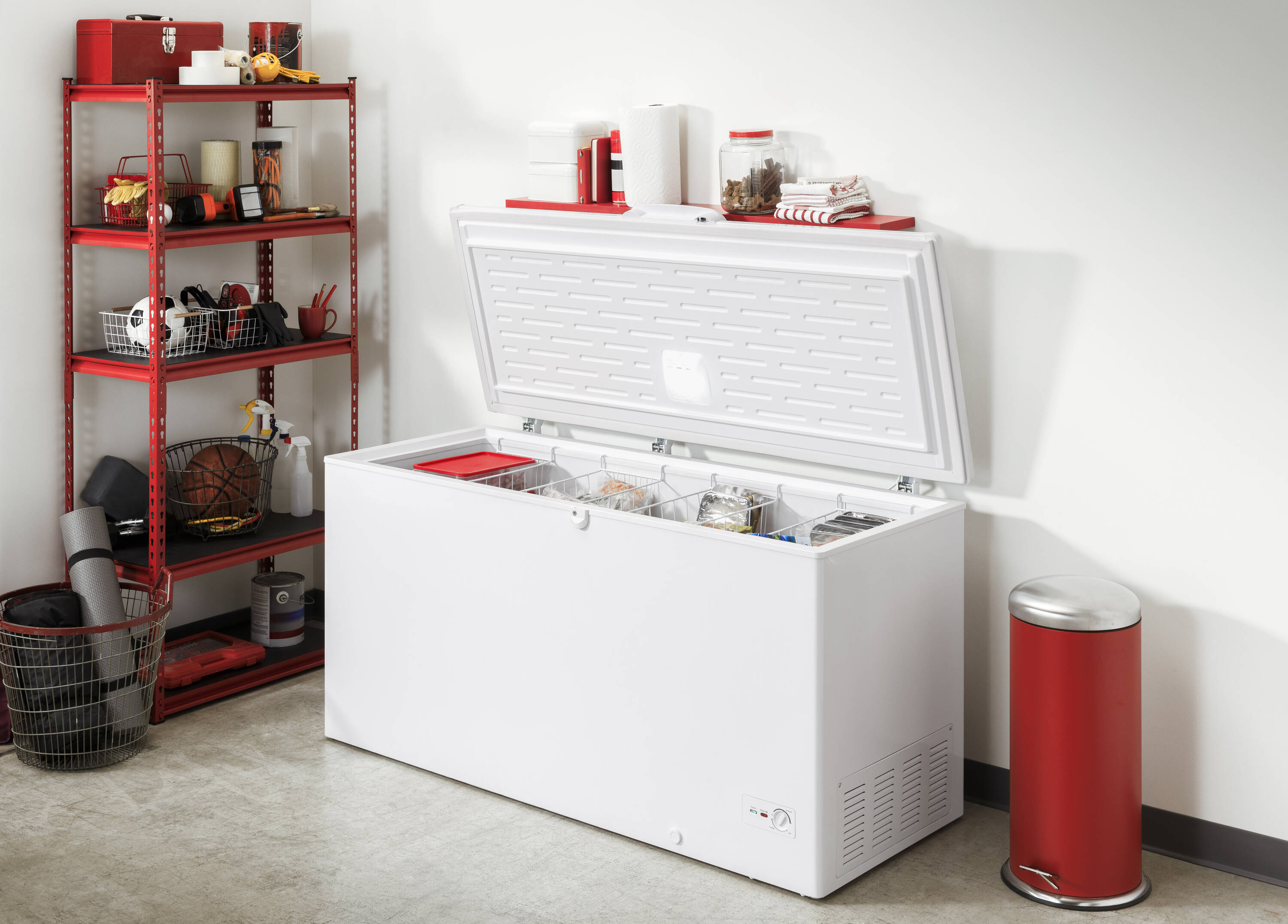 Congelador Horizontal Convertible a Refrigerador de 21.7 pies cúbicos Hotpoint (Blanco) Certificado ENERGY STAR HCM22QWWW