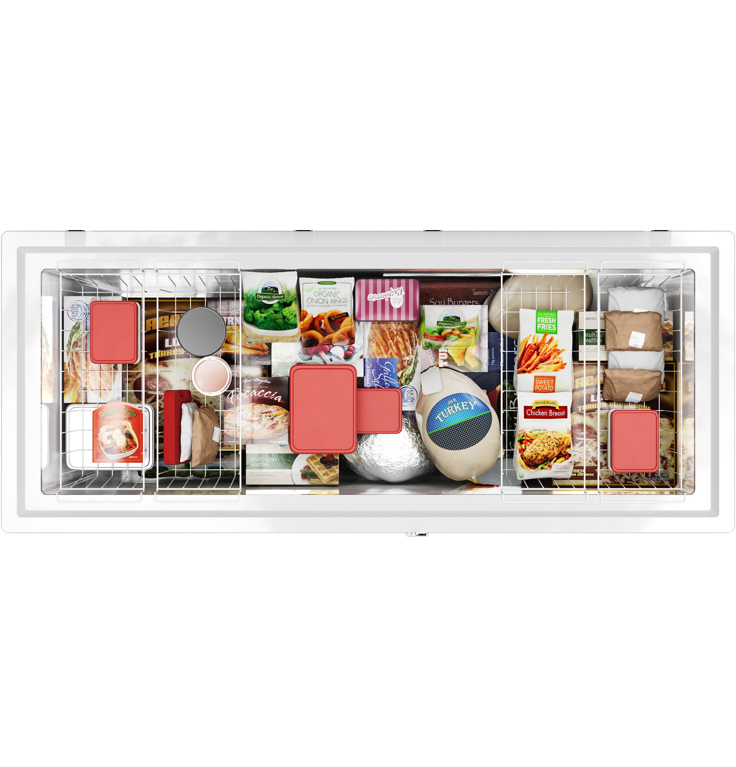 Congelador Horizontal Convertible a Refrigerador de 21.7 pies cúbicos Hotpoint (Blanco) Certificado ENERGY STAR HCM22QWWW
