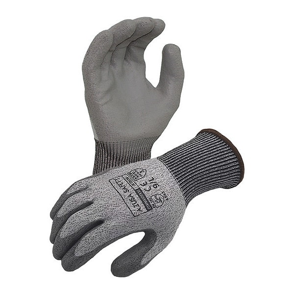 Guantes de trabajo resistentes al corte Azusa Safety, Nivel de corte A3, Gris/Gris, L - N10590-L