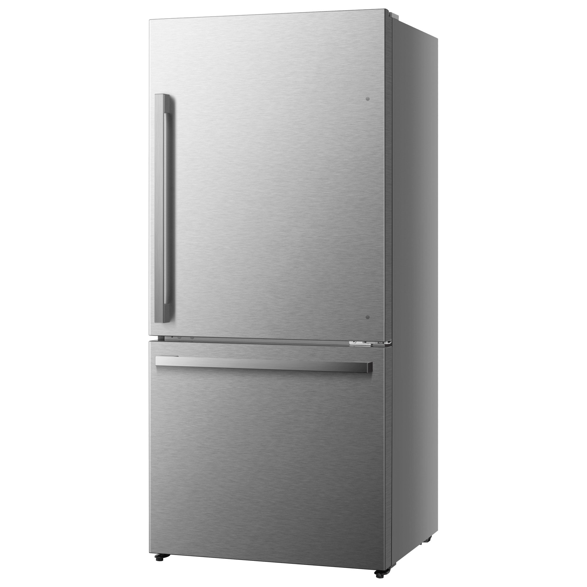 Refrigerador Hisense de 17.2 pies cúbicos con congelador inferior y profundidad de mostrador - Acero inoxidable resistente a huellas - Certificación ENERGY STAR HRB171N6ASE
