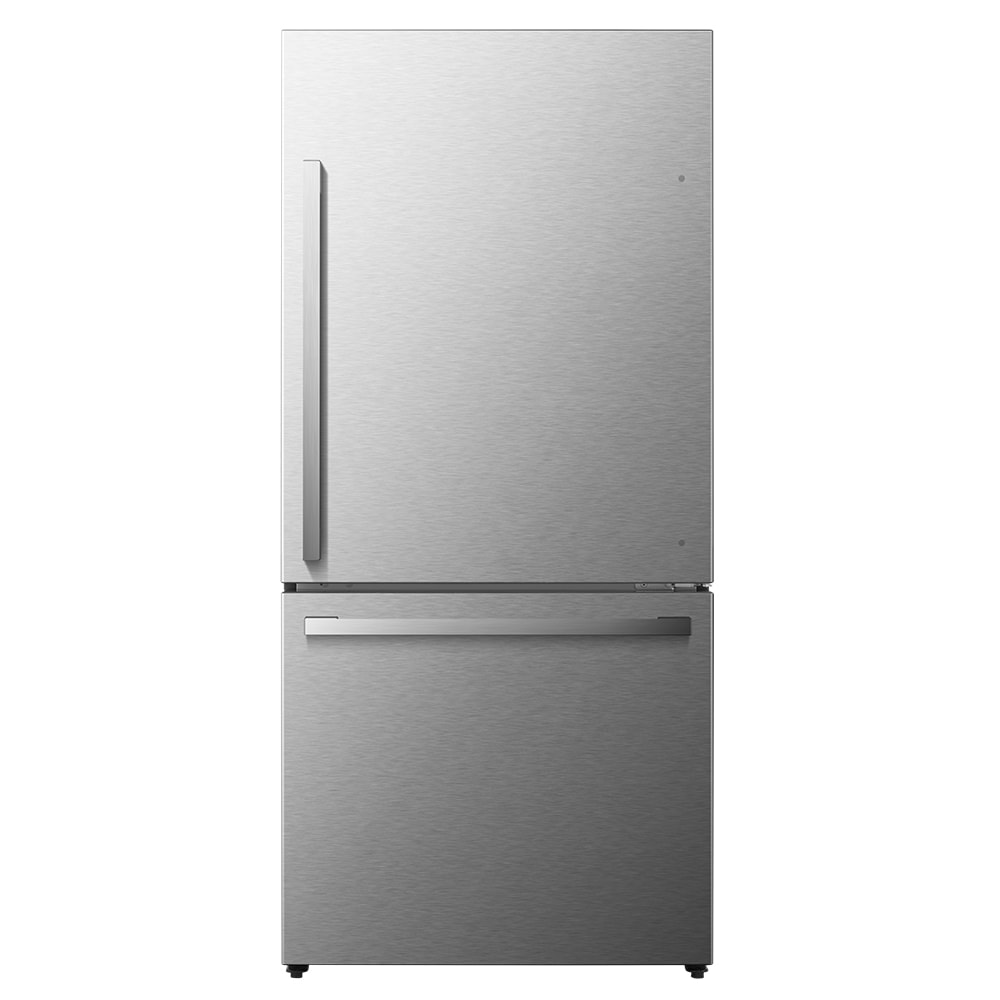 Refrigerador Hisense de 17.2 pies cúbicos con congelador inferior y profundidad de mostrador - Acero inoxidable resistente a huellas - Certificación ENERGY STAR HRB171N6ASE
