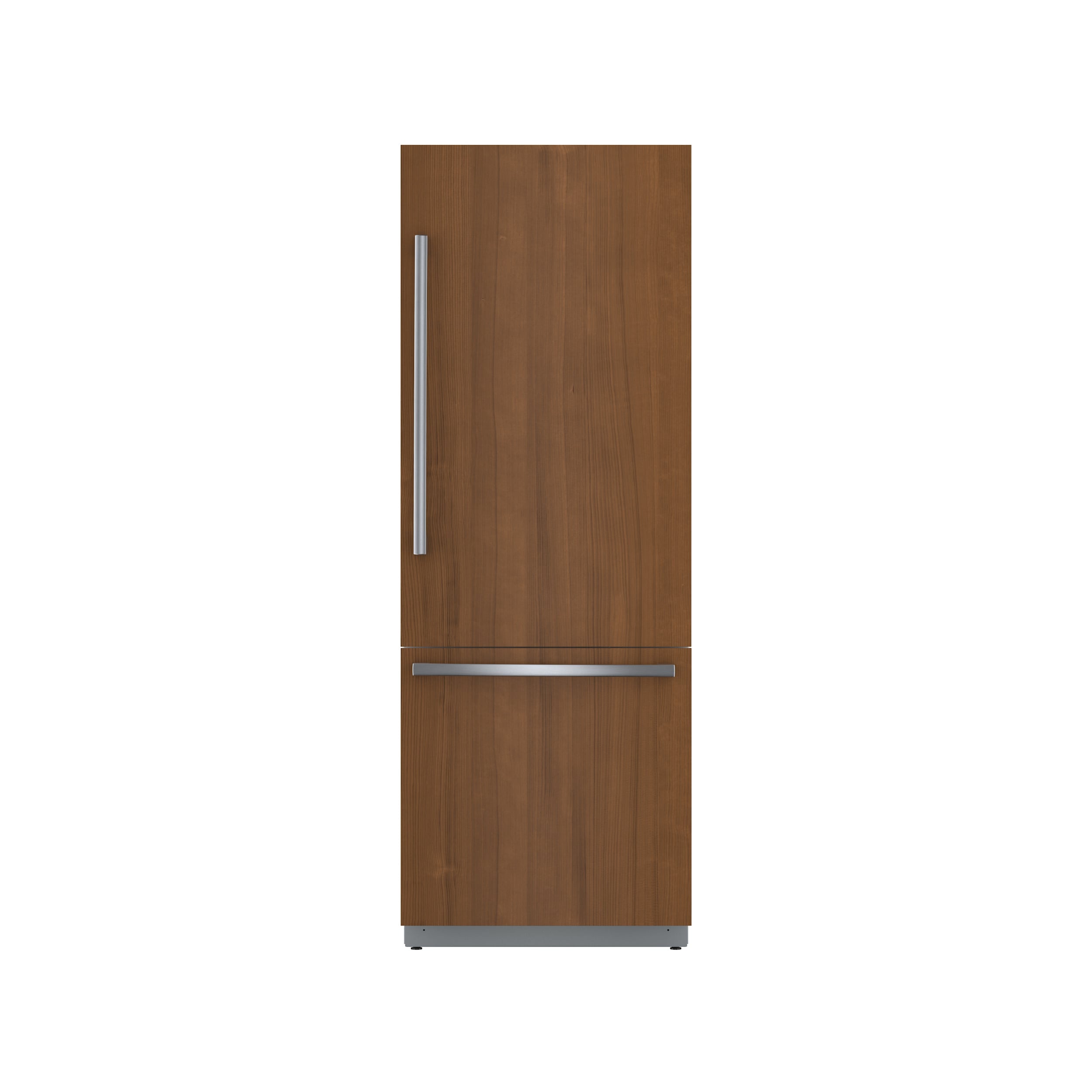Refrigerador empotrado de profundidad de mostrador de 16 pies cúbicos de la serie Bosch Benchmark con congelador inferior y fabricador de hielo (Multi) certificado ENERGY STAR B30IB905SP
