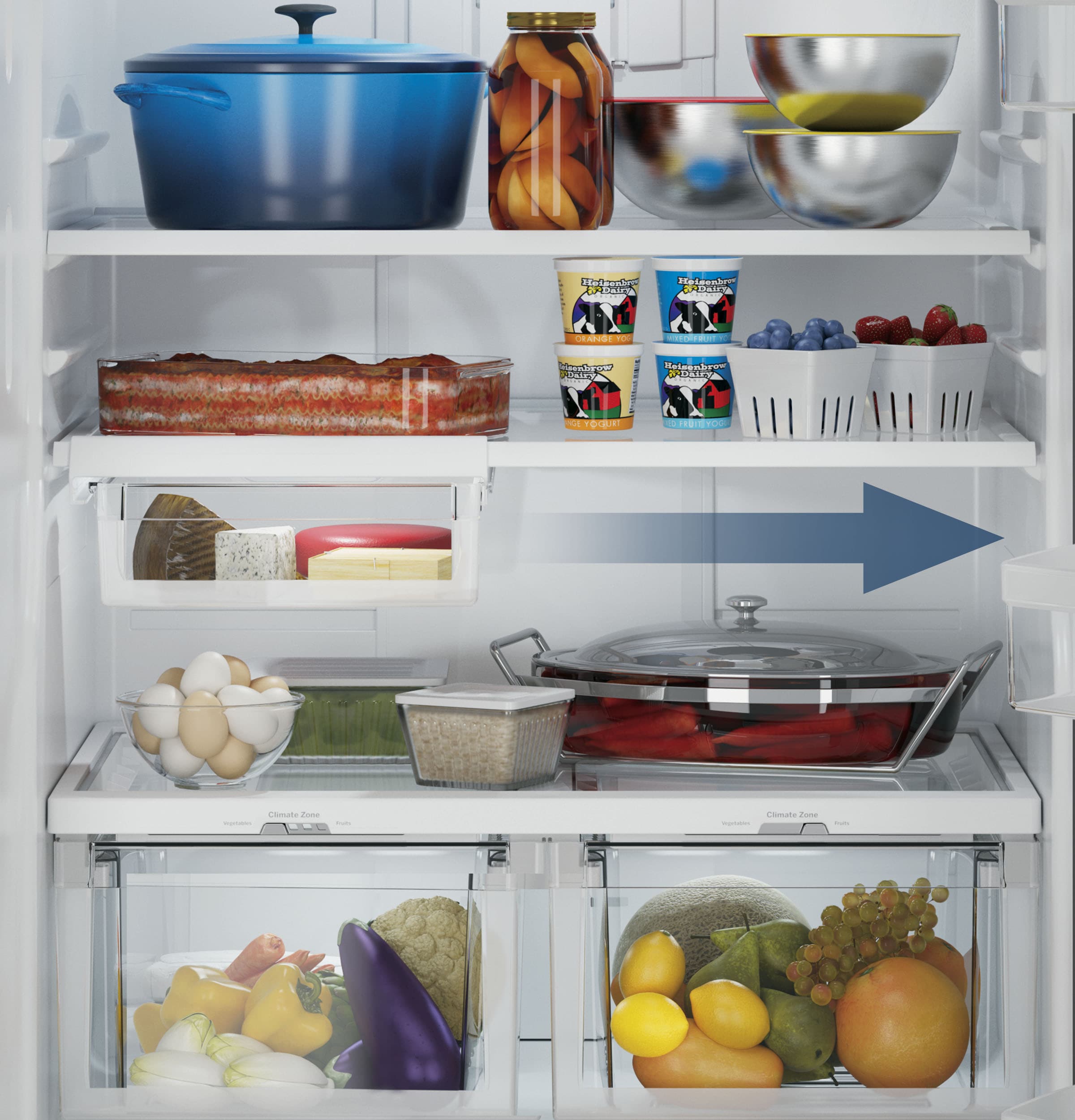 Refrigerador de fondo congelador estándar de 24.9 pies cúbicos con fábrica de hielo (acero inoxidable) certificado ENERGY STAR