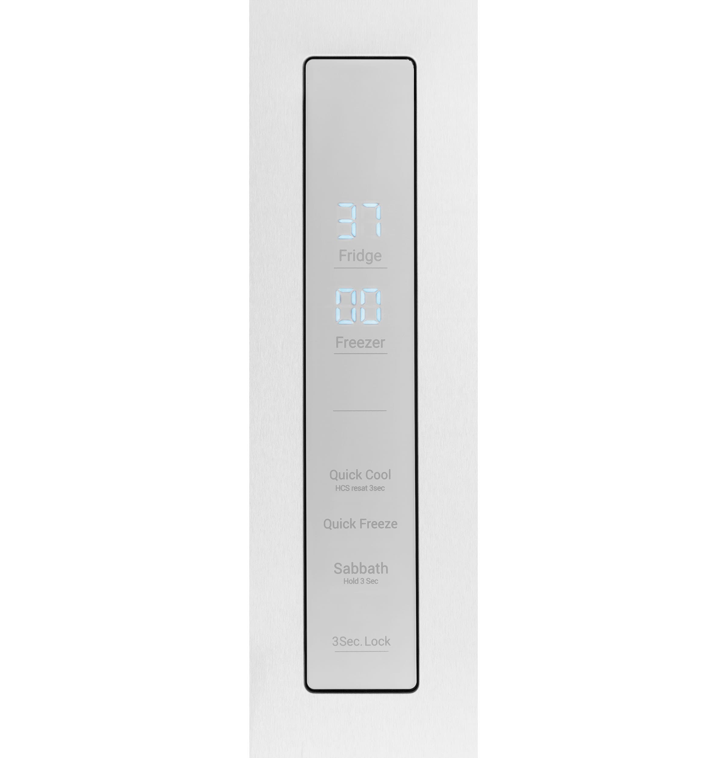 Refrigerador Haier de 16.8 pies cúbicos de profundidad de mostrador con congelador inferior y opción de fabricador de hielo (se vende por separado) (Acero inoxidable) Certificado ENERGY STAR QHE16HYPFS