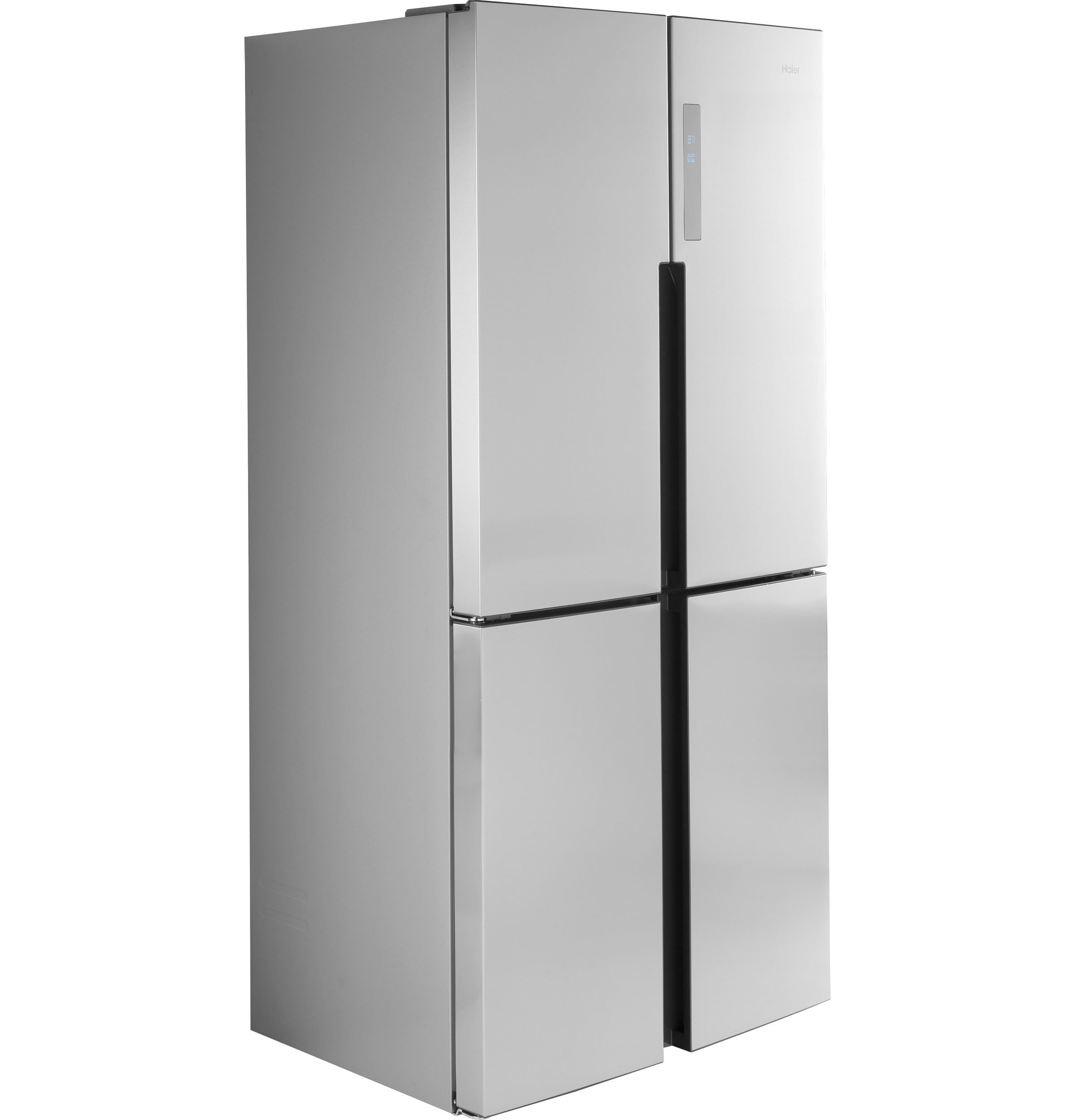 Refrigerador Haier de 16.8 pies cúbicos de profundidad de mostrador con congelador inferior y opción de fabricador de hielo (se vende por separado) (Acero inoxidable) Certificado ENERGY STAR QHE16HYPFS
