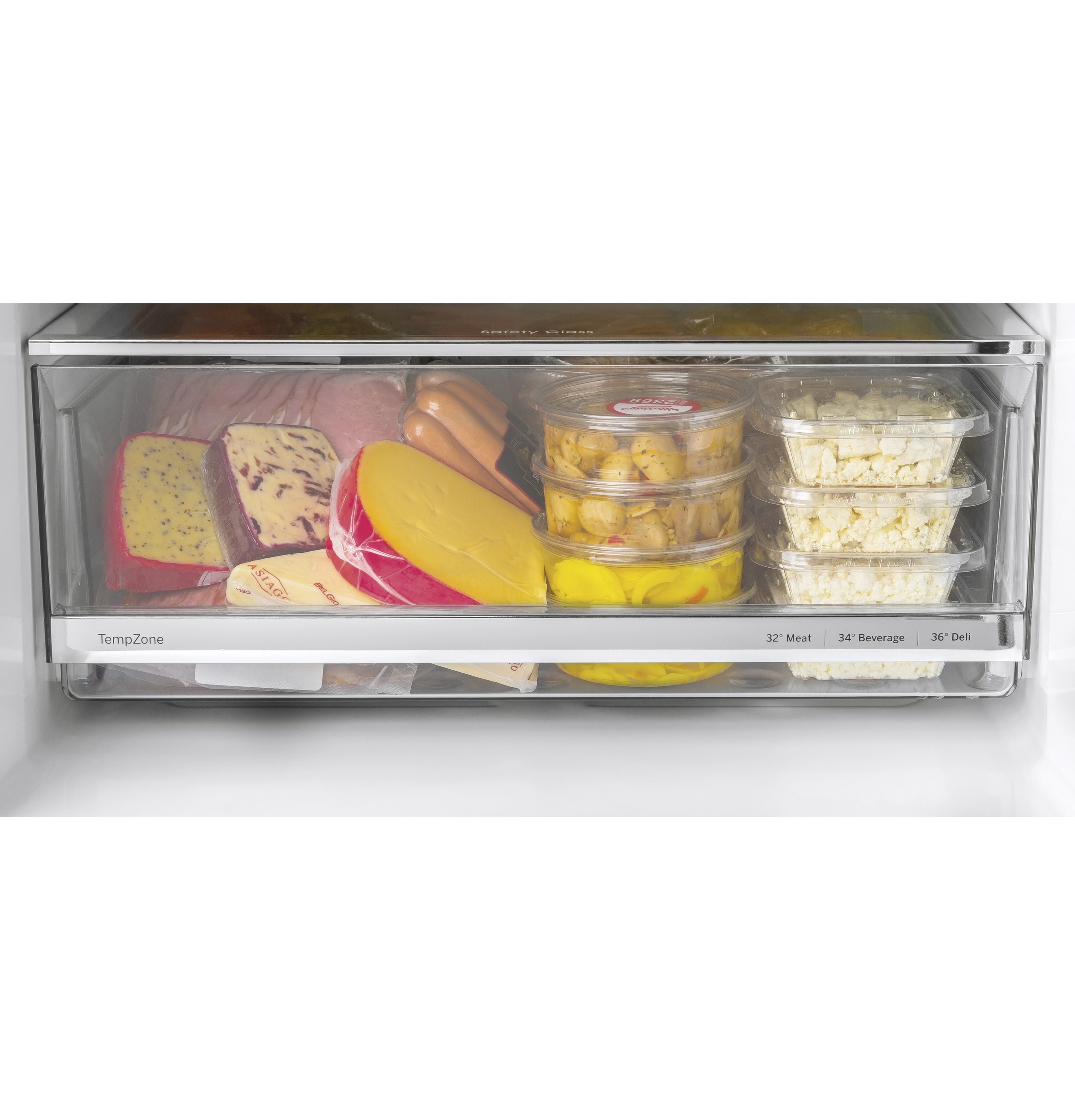 Refrigerador de fondo congelador GE de 11.9 pies cúbicos, con opción de fabricador de hielo (se vende por separado) en acero inoxidable certificado ENERGY STAR GLE12HSPSS