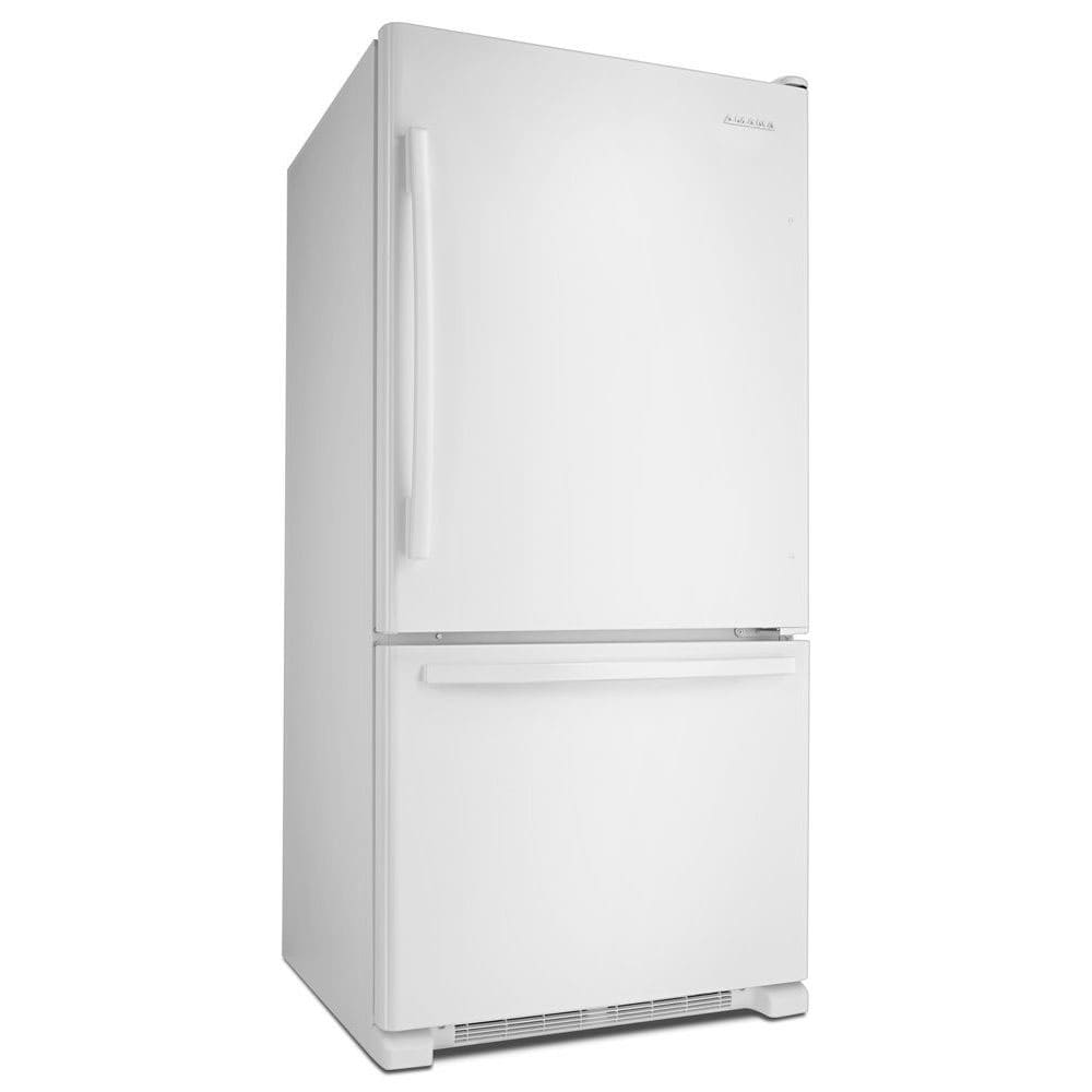 Refrigerador con congelador en la parte inferior de 22.1 pies cúbicos de profundidad estándar con opción para máquina de hielo (se vende por separado) (Blanco)