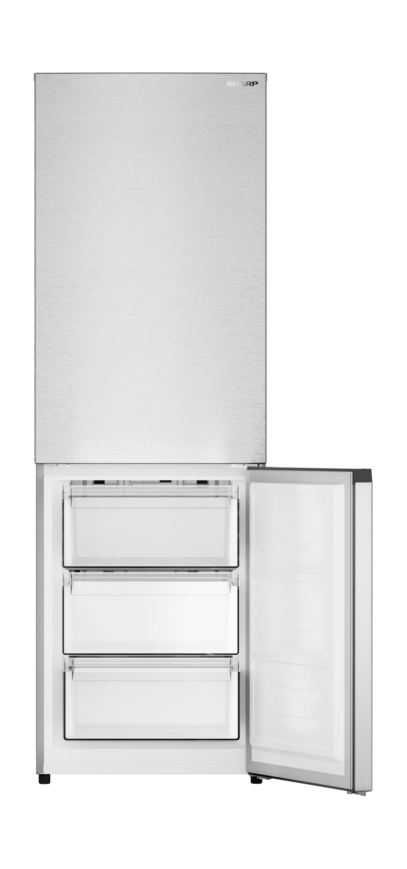 Refrigerador de fondo congelador estándar de acero inoxidable de 11.5 pies cúbicos con certificación ENERGY STAR