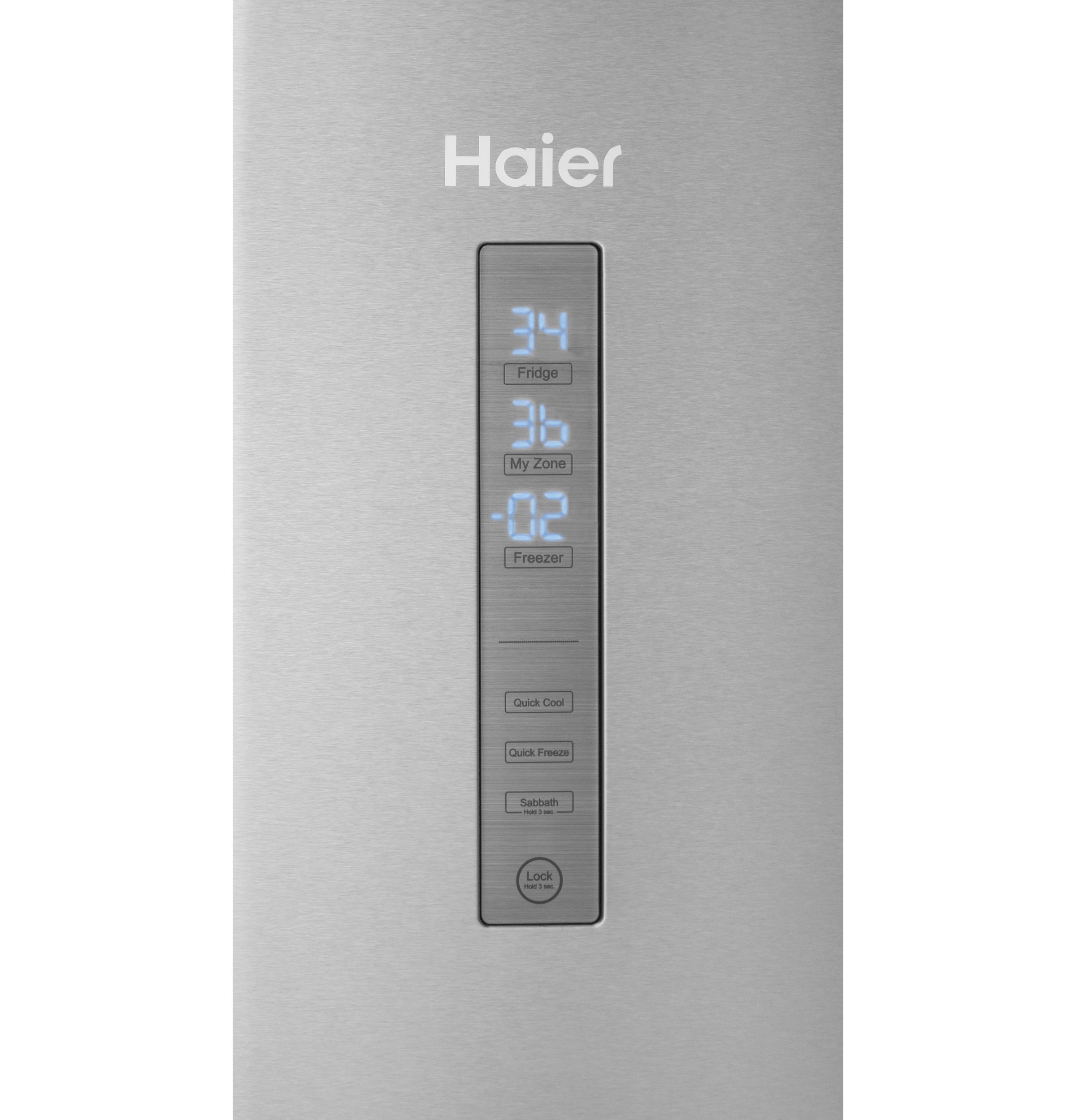 Refrigerador de fondo congelador estándar de 15 pies cúbicos de acero inoxidable - Certificado ENERGY STAR