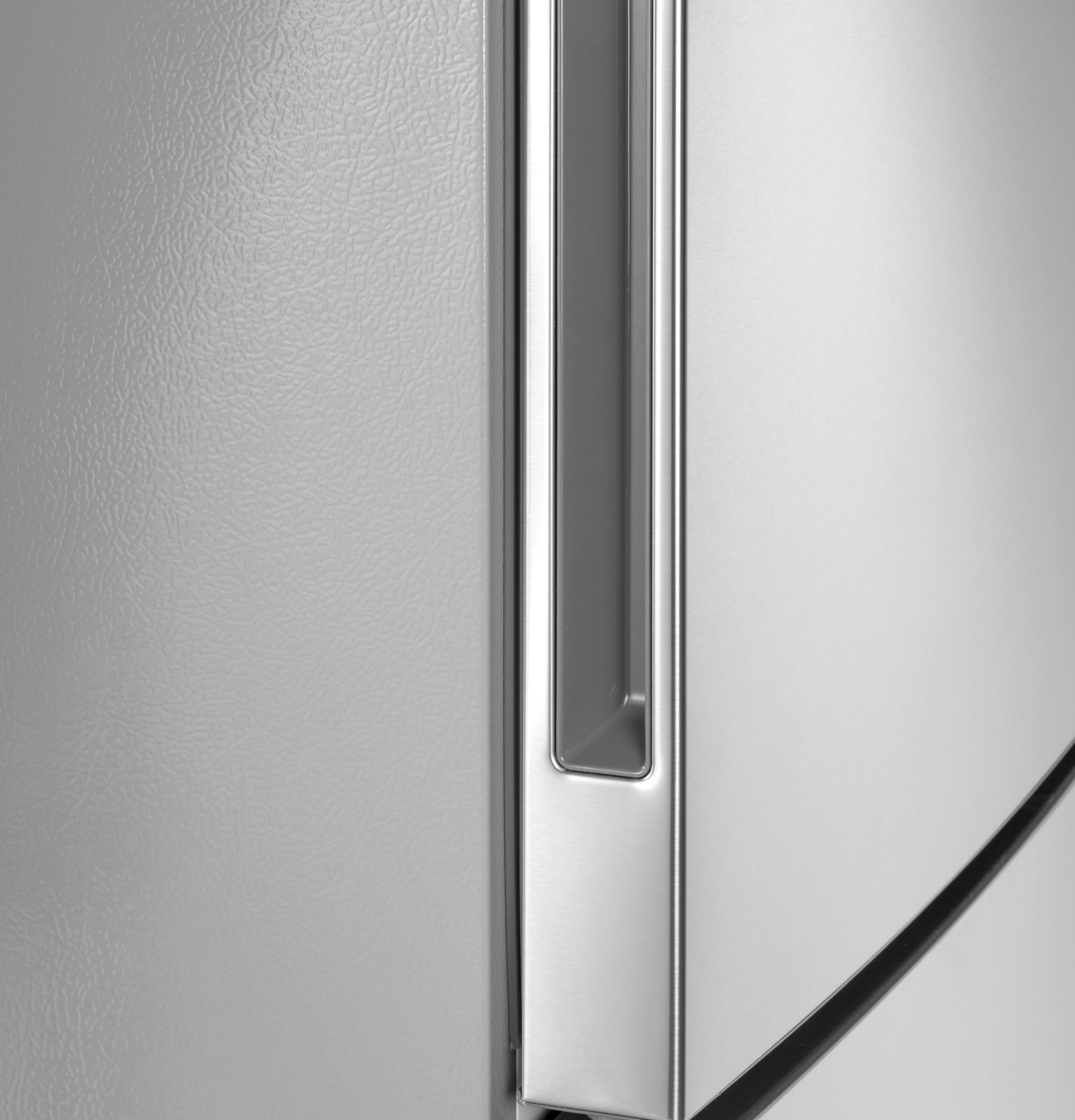 Refrigerador de fondo congelador estándar de 15 pies cúbicos de acero inoxidable - Certificado ENERGY STAR