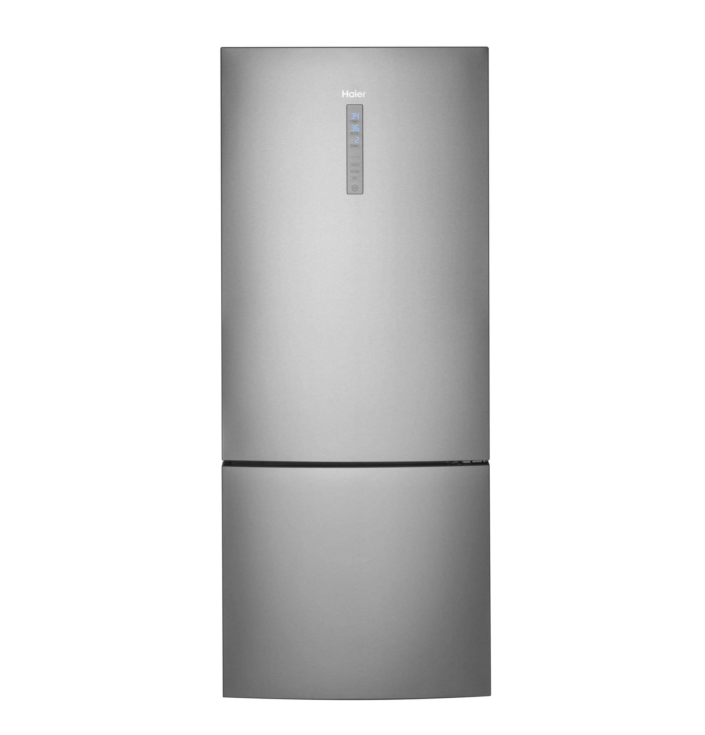 Refrigerador de fondo congelador estándar de 15 pies cúbicos de acero inoxidable - Certificado ENERGY STAR