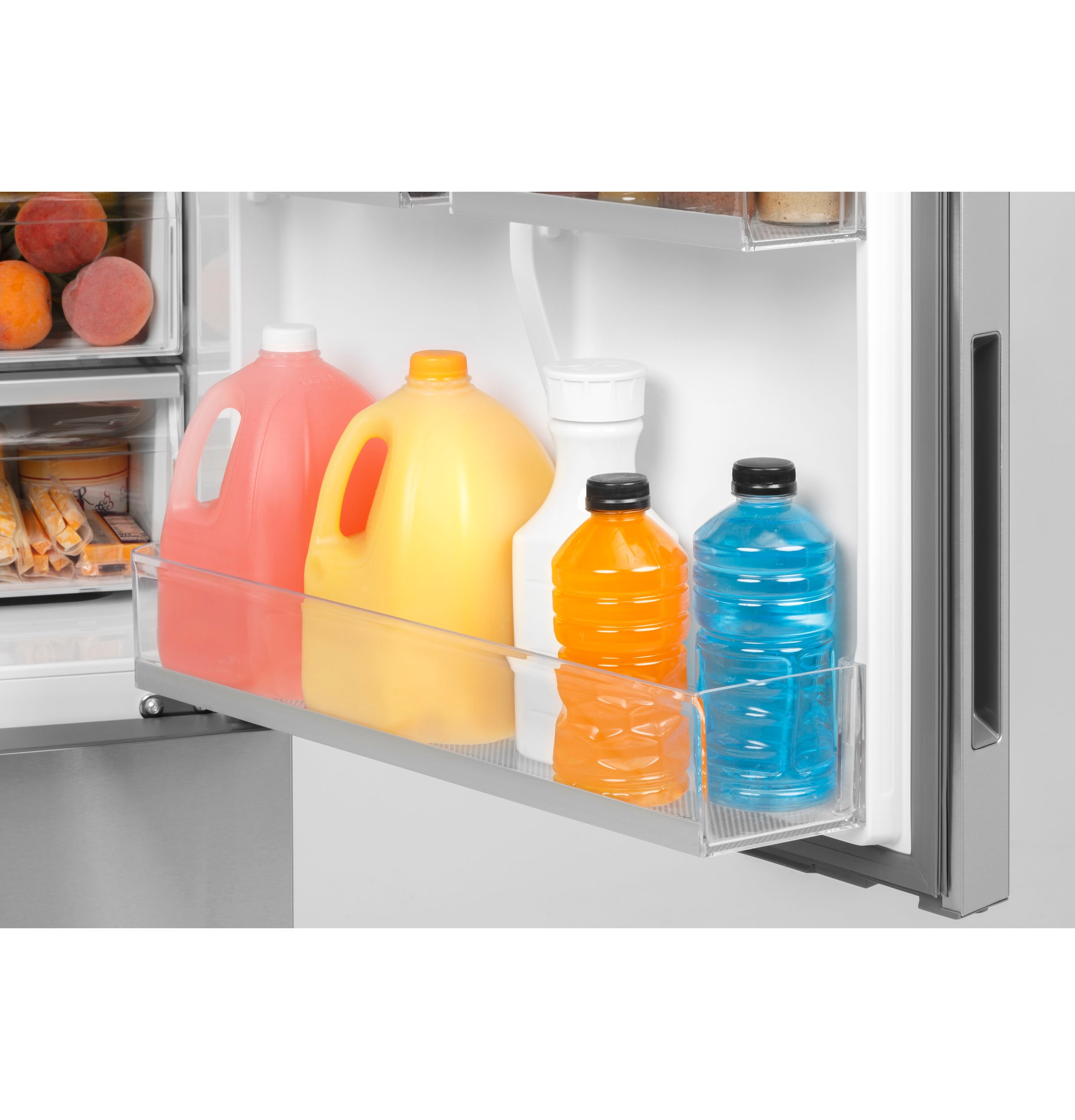 Refrigerador de fondo congelador estándar de 15 pies cúbicos de acero inoxidable - Certificado ENERGY STAR