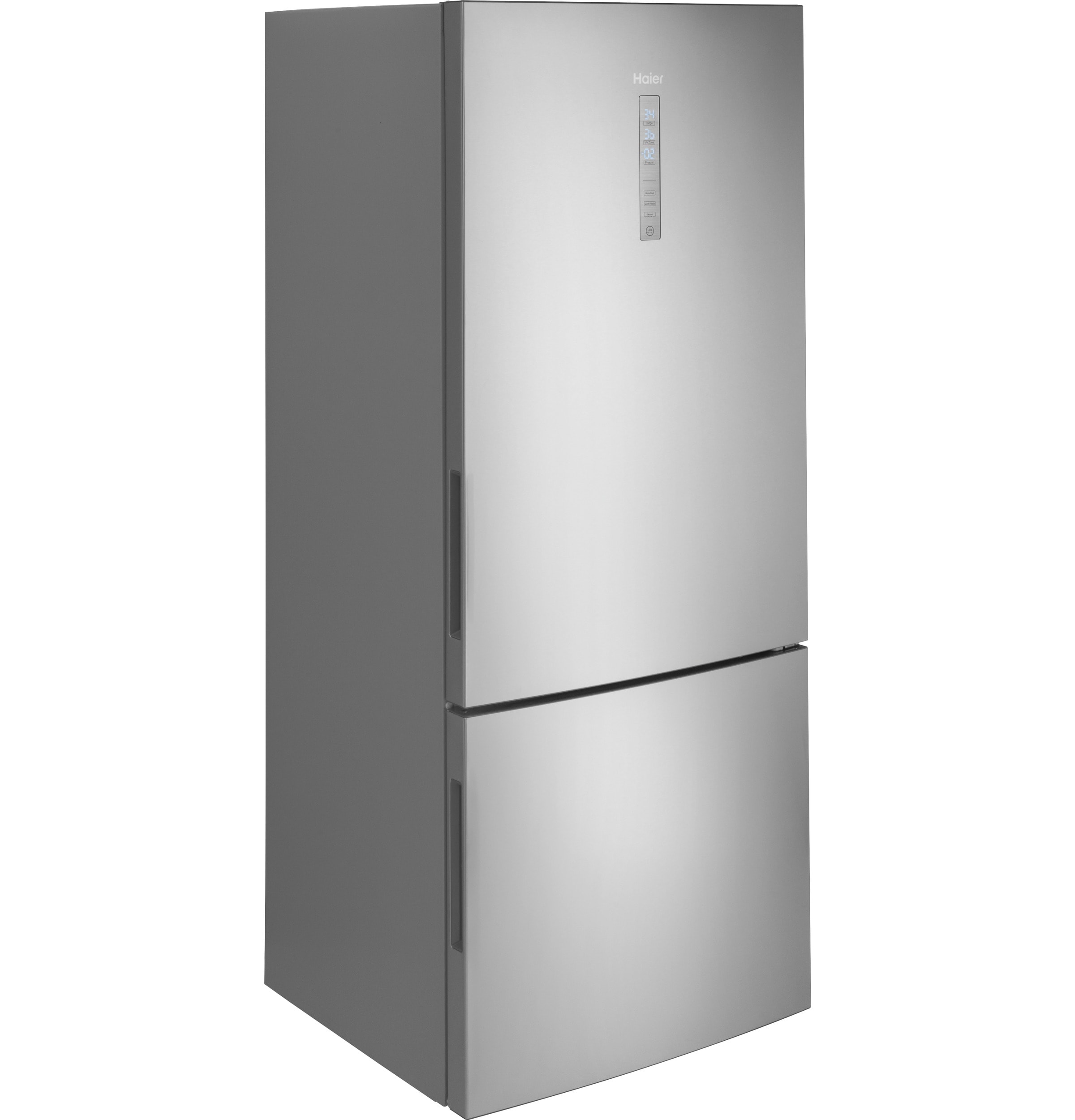 Refrigerador de fondo congelador estándar de 15 pies cúbicos de acero inoxidable - Certificado ENERGY STAR