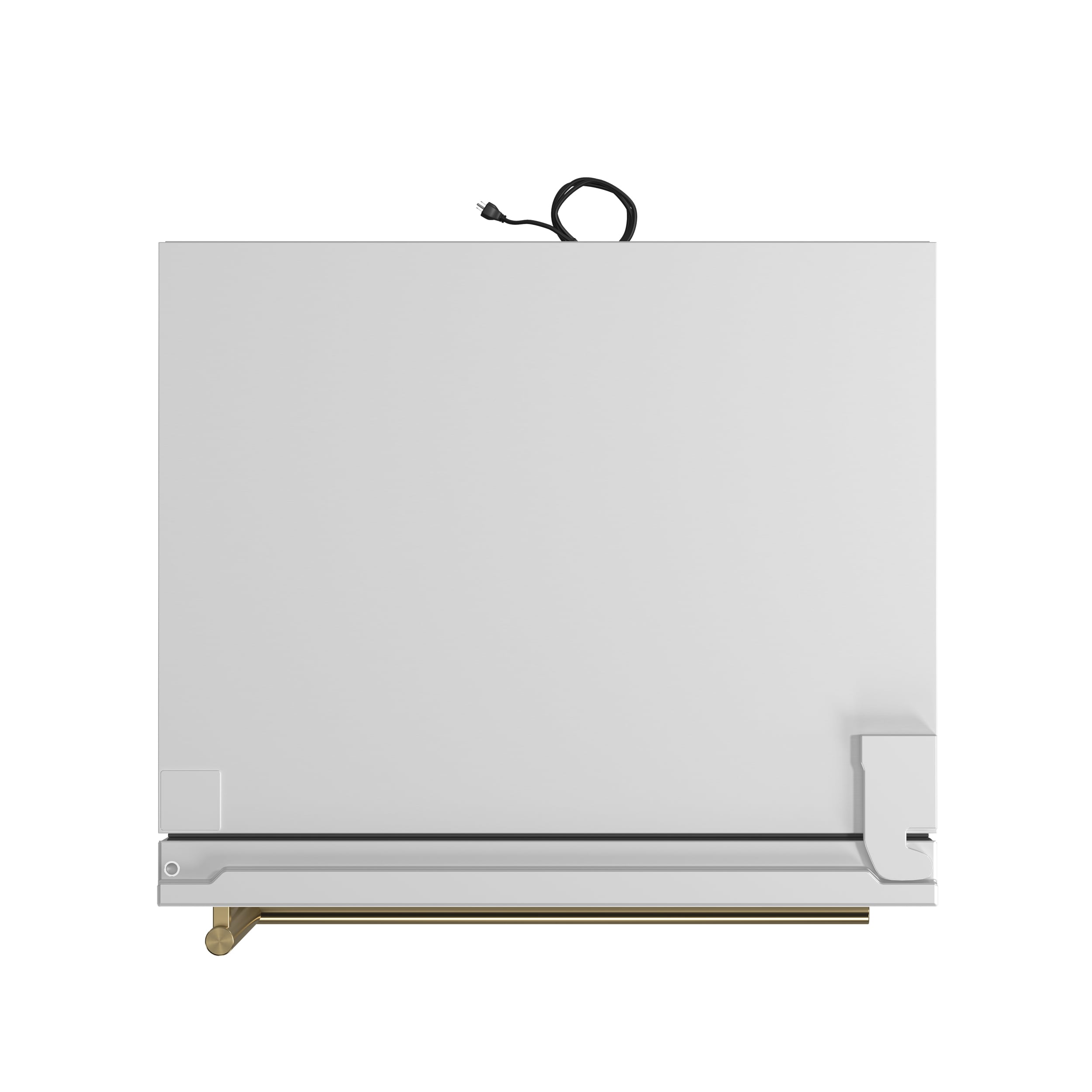 Refrigerador con congelador inferior de profundidad de mostrador de 17.2 pies cúbicos en color blanco, certificado ENERGY STAR