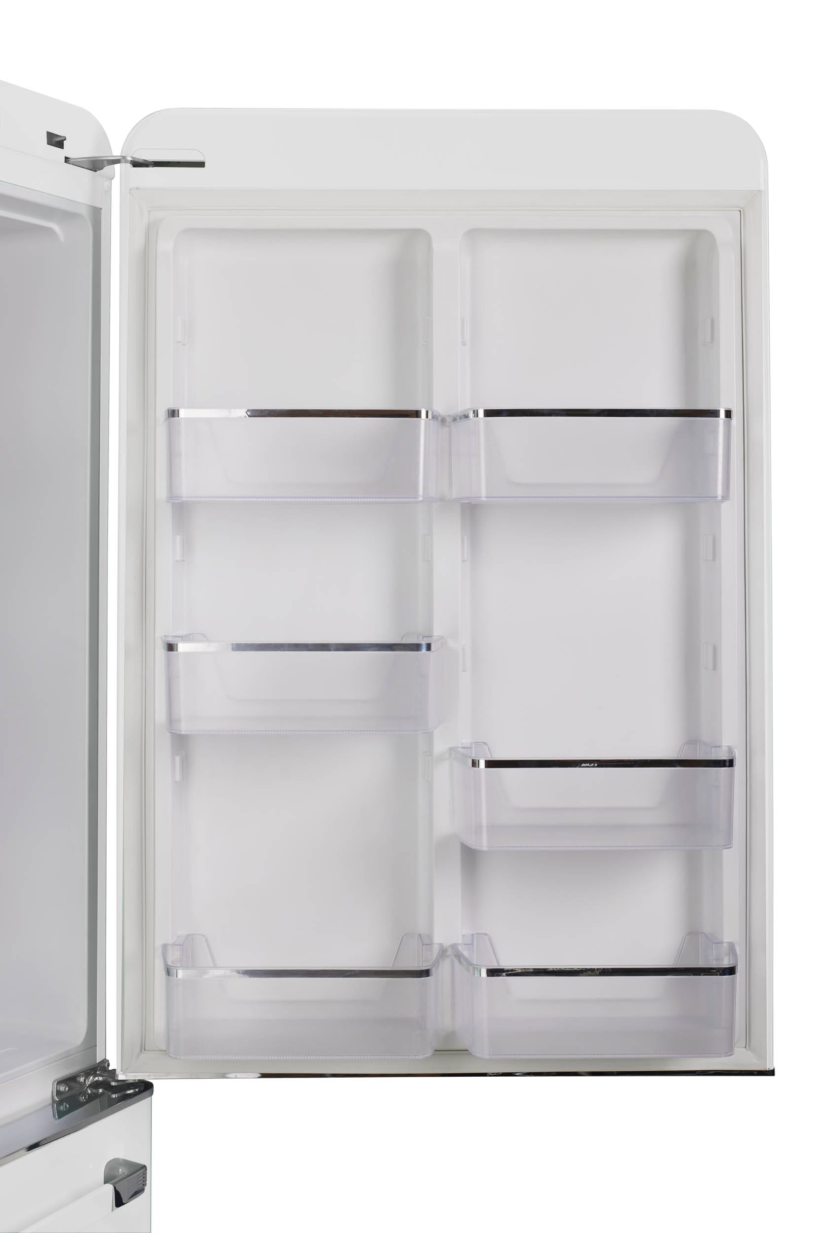 Refrigerador Retro Clásico ÚNICO de 17.7 Pies Cúbicos con Congelador Inferior y Hacedor de Hielo (Blanco Malvavisco) Certificado ENERGY STAR UGP-510L W AC
