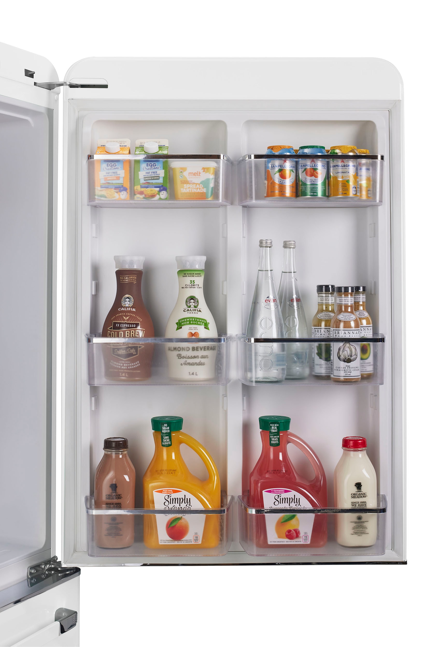 Refrigerador Retro Clásico ÚNICO de 17.7 Pies Cúbicos con Congelador Inferior y Hacedor de Hielo (Blanco Malvavisco) Certificado ENERGY STAR UGP-510L W AC