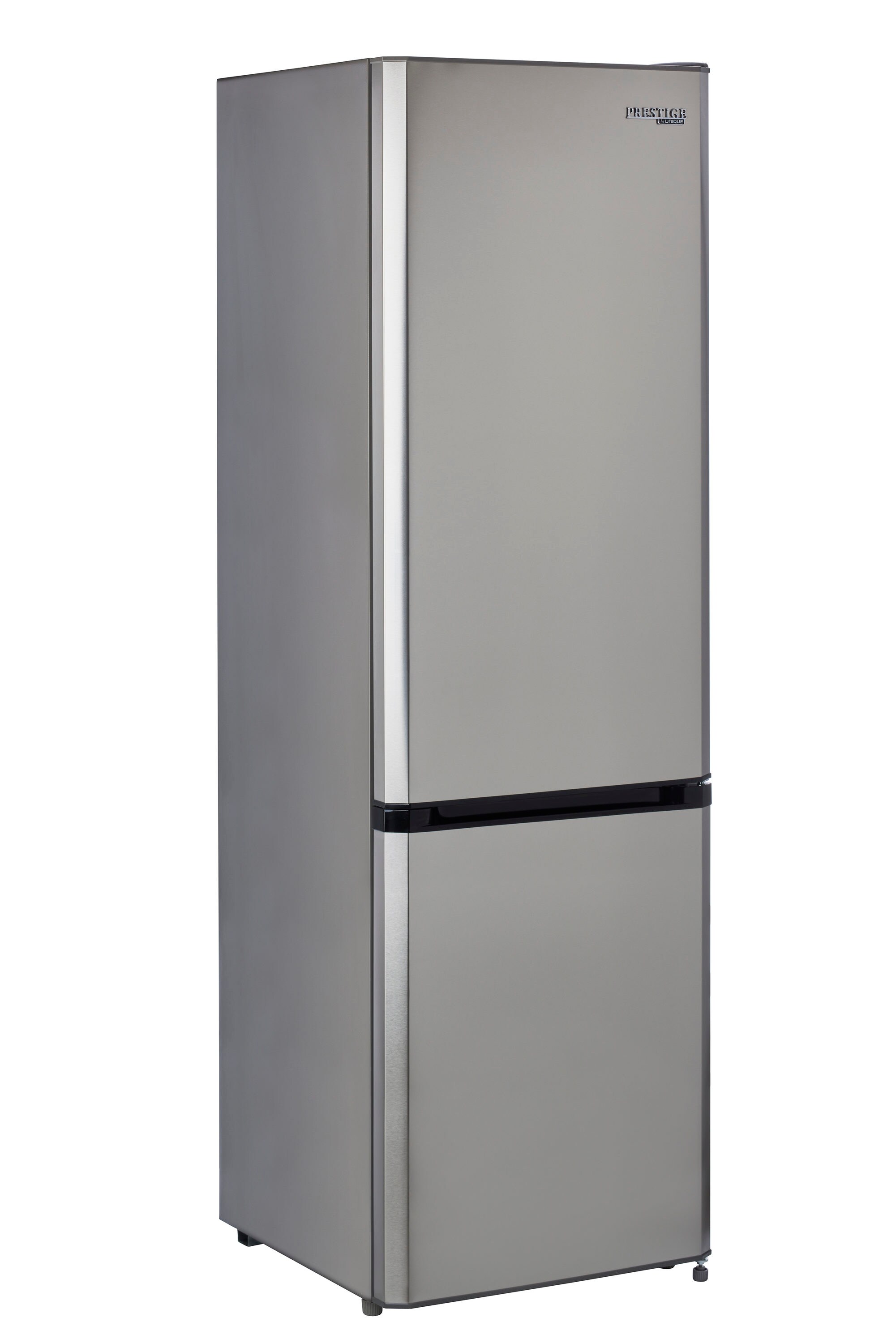Refrigerador de Acero Inoxidable con Congelador Inferior de Profundidad al Mostrador de 8.7 Pies Cúbicos de Prestigio Único - Certificado ENERGY STAR