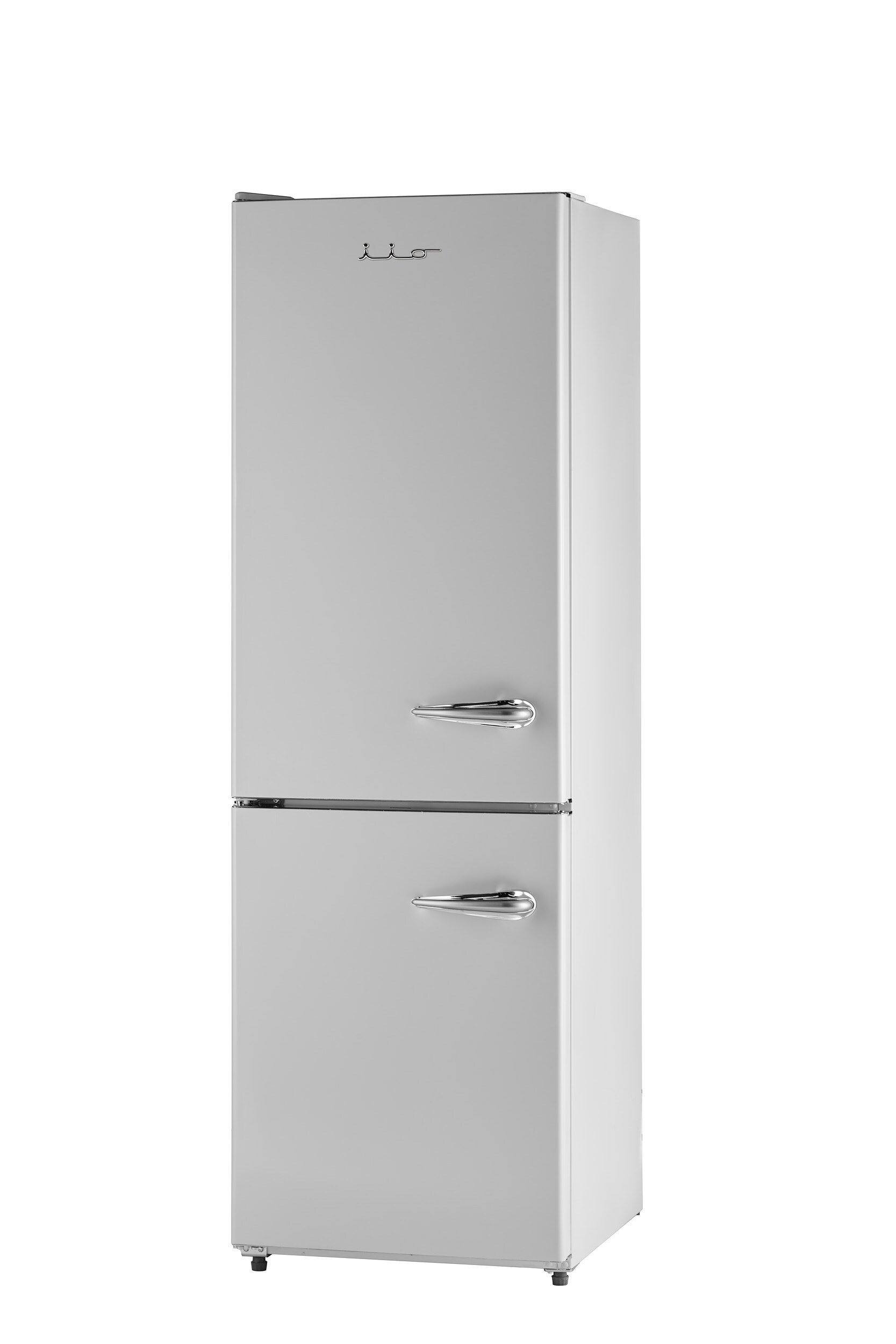 Refrigerador iio Retro-Mod RM1 de 11 pies cúbicos con congelador en la parte inferior de profundidad estándar en color blanco