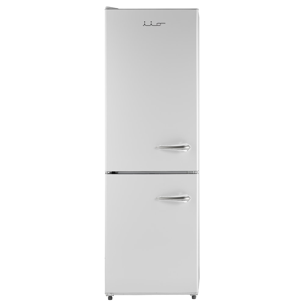 Refrigerador iio Retro-Mod RM1 de 11 pies cúbicos con congelador en la parte inferior de profundidad estándar en color blanco