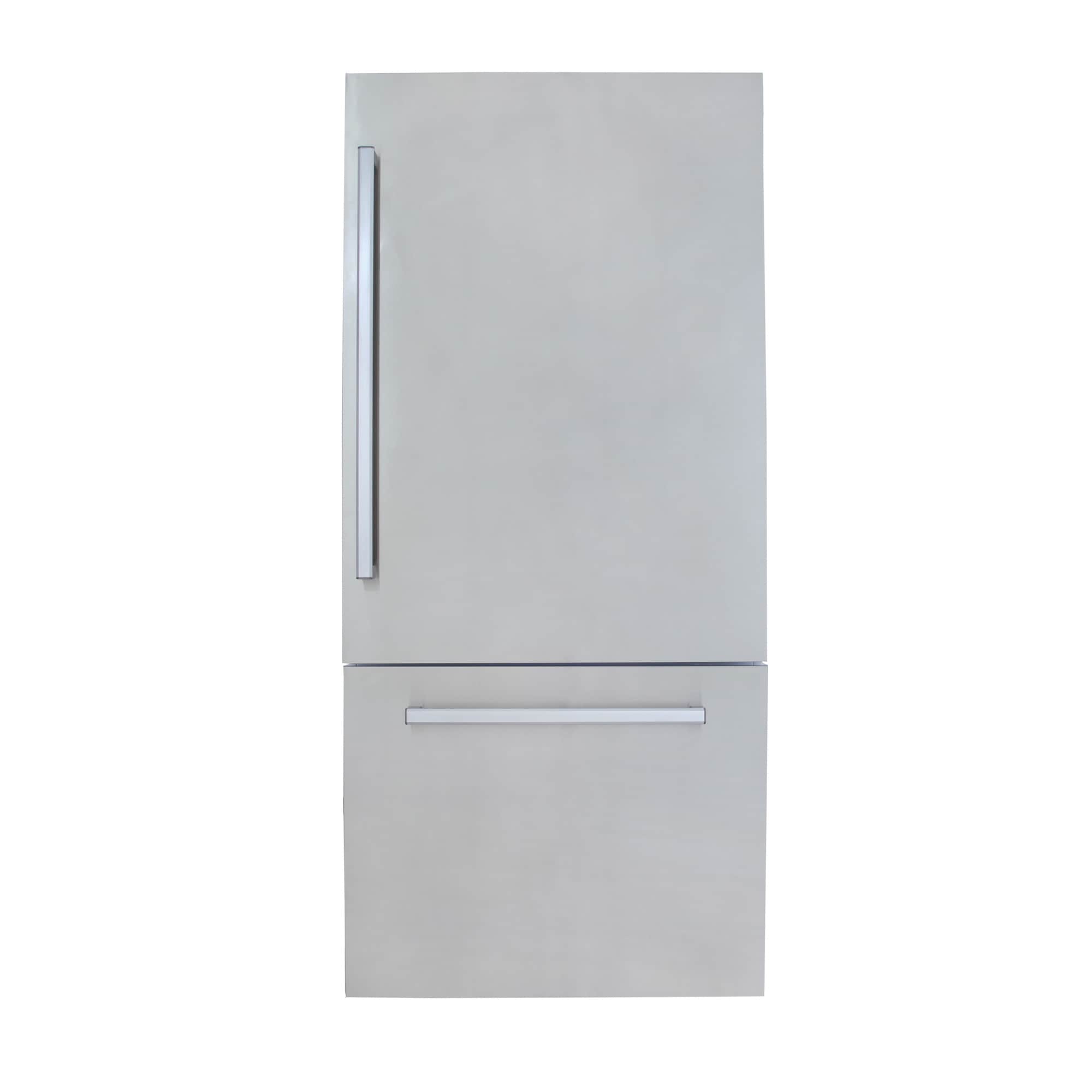 Refrigerador Empotrable de Profundidad de Mostrador de 19.8 pies cúbicos con Congelador Inferior y Fabricador de Hielo (Blanco) Certificado ENERGY STAR