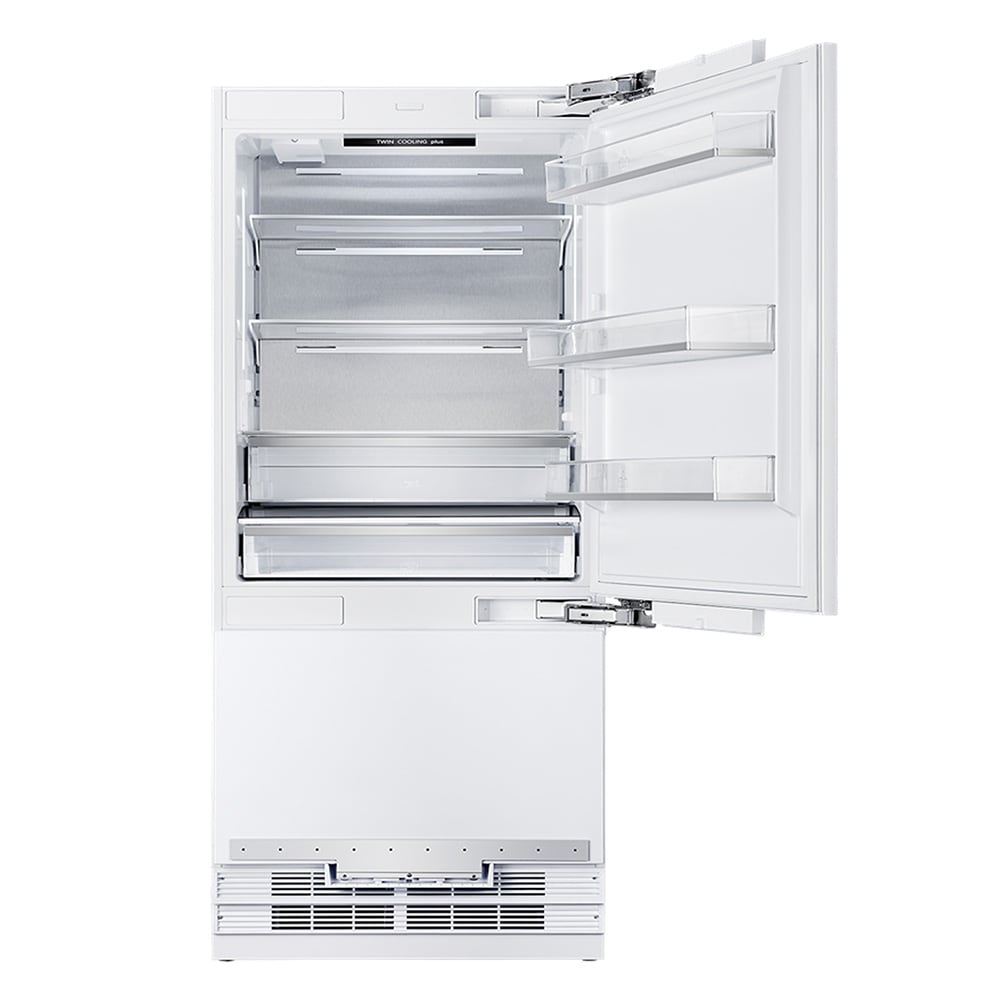 Refrigerador Empotrable de Profundidad de Mostrador de 19.8 pies cúbicos con Congelador Inferior y Fabricador de Hielo (Blanco) Certificado ENERGY STAR