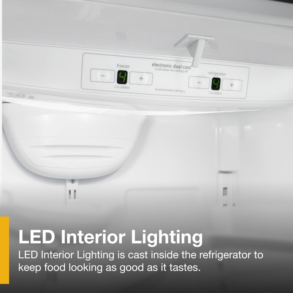 Refrigerador con Congelador Inferior de 22.07 pies cúbicos y Fabricador de Hielo en Acero Inoxidable Certificado por ENERGY STAR