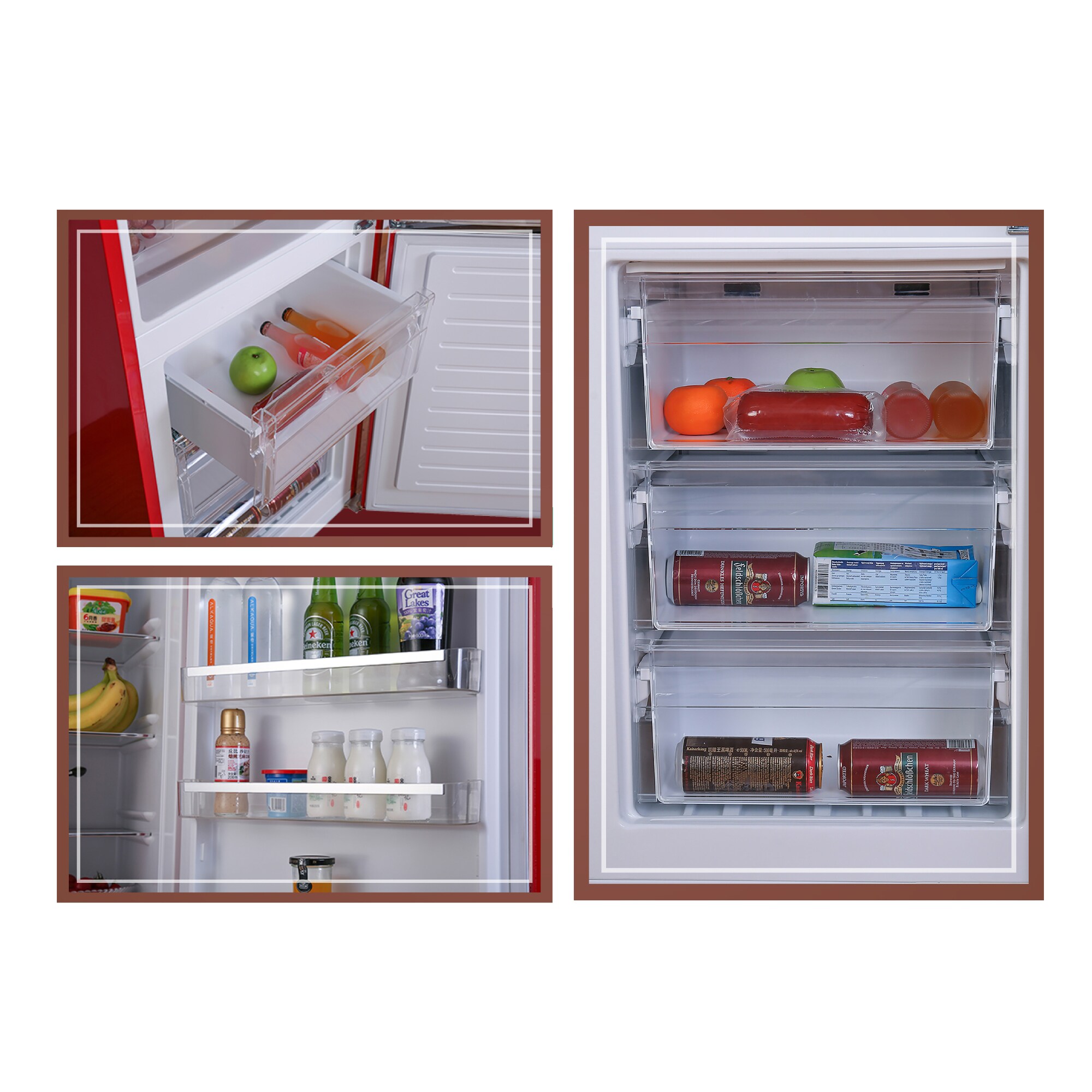 Refrigerador Reductor de Congelador Inferior Estándar de 10.7 Pies Cúbicos