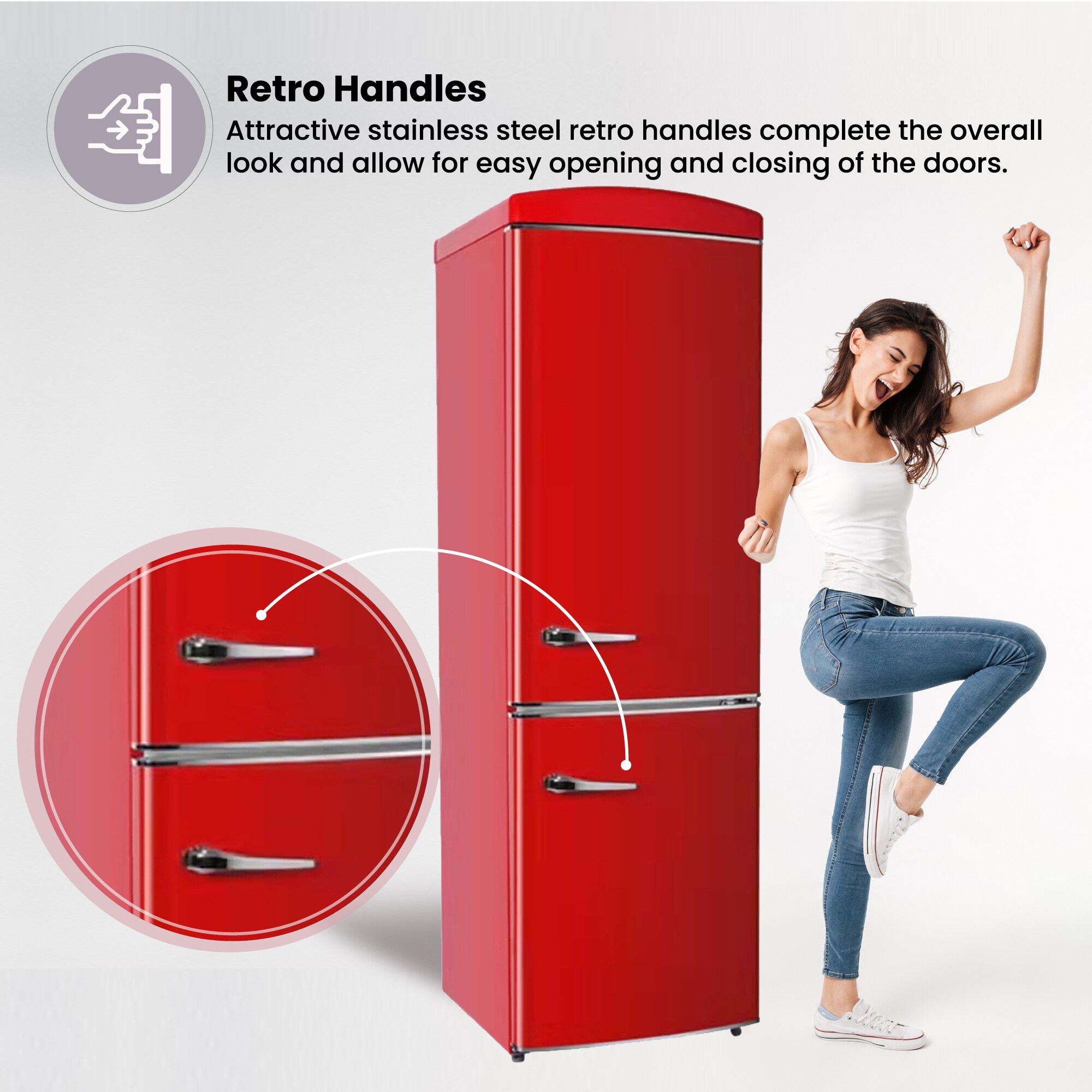 Refrigerador Reductor de Congelador Inferior Estándar de 10.7 Pies Cúbicos