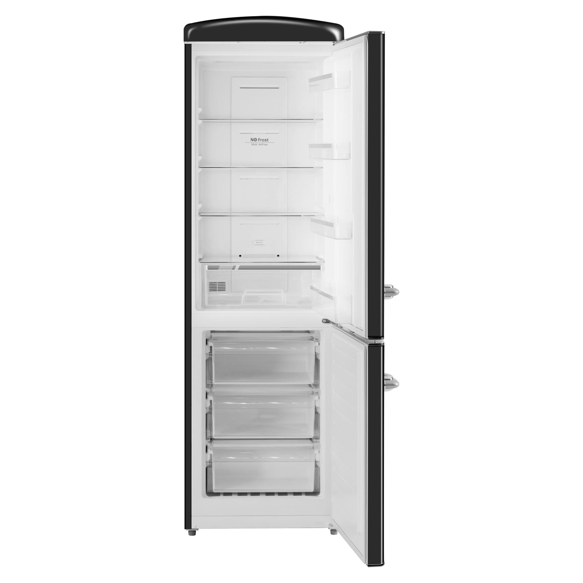 Refrigerador con Congelador Abajo de 10.7 Pies Cúbicos en Negro