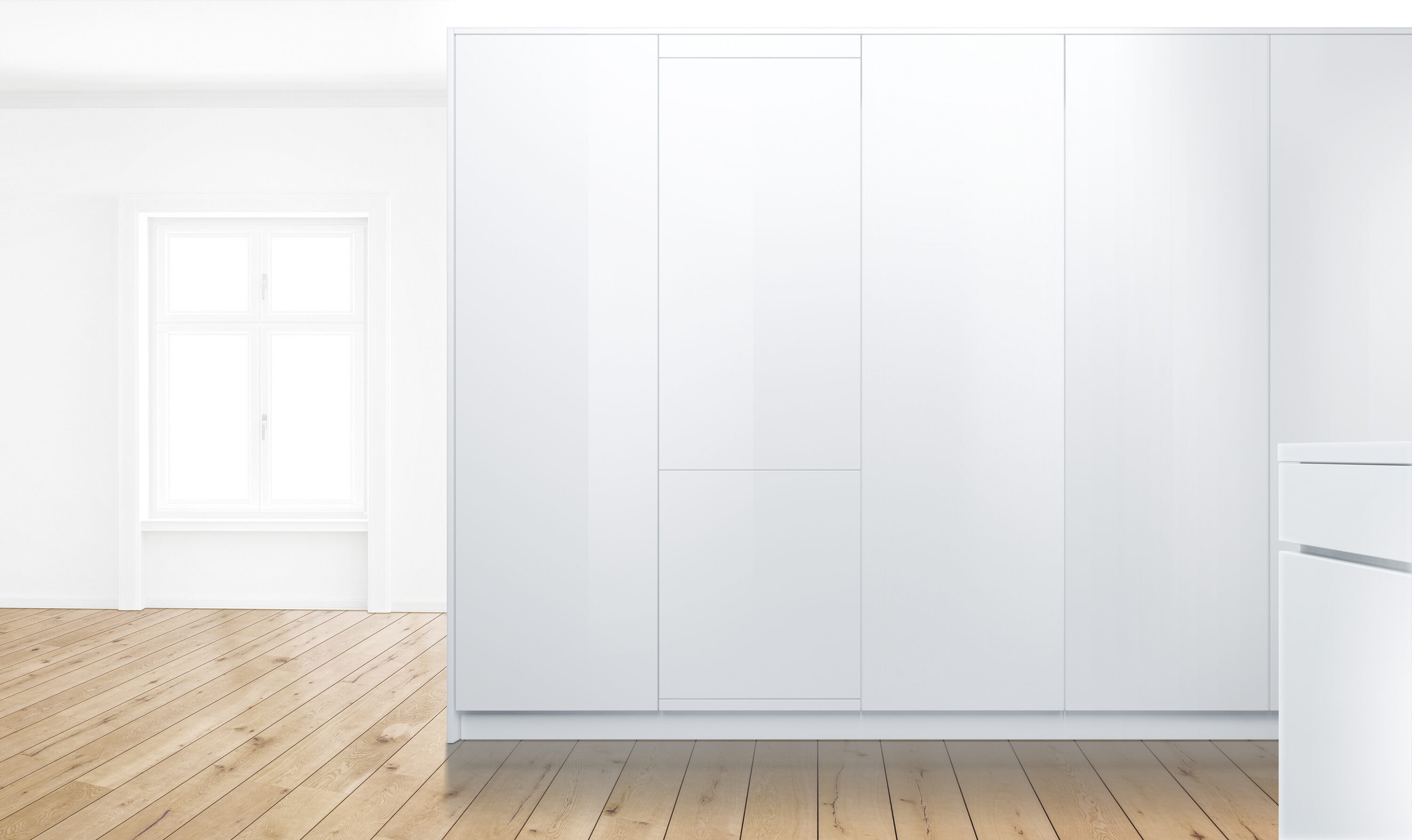 Refrigerador empotrado de fondo con congelador inferior de panel personalizado de la Serie 800 Bosch con conectividad Home Connect de 9 pies cúbicos (listo para panel) Certificado ENERGY STAR B09IB91NSP