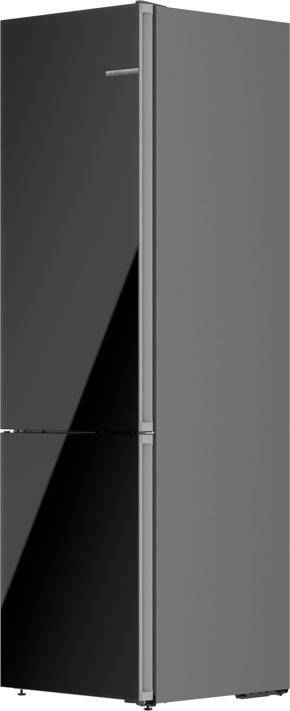 Refrigerador empotrable Bosch Serie 800 de 13 pies cúbicos con congelador inferior y fabricador de hielo (negro) certificado ENERGY STAR